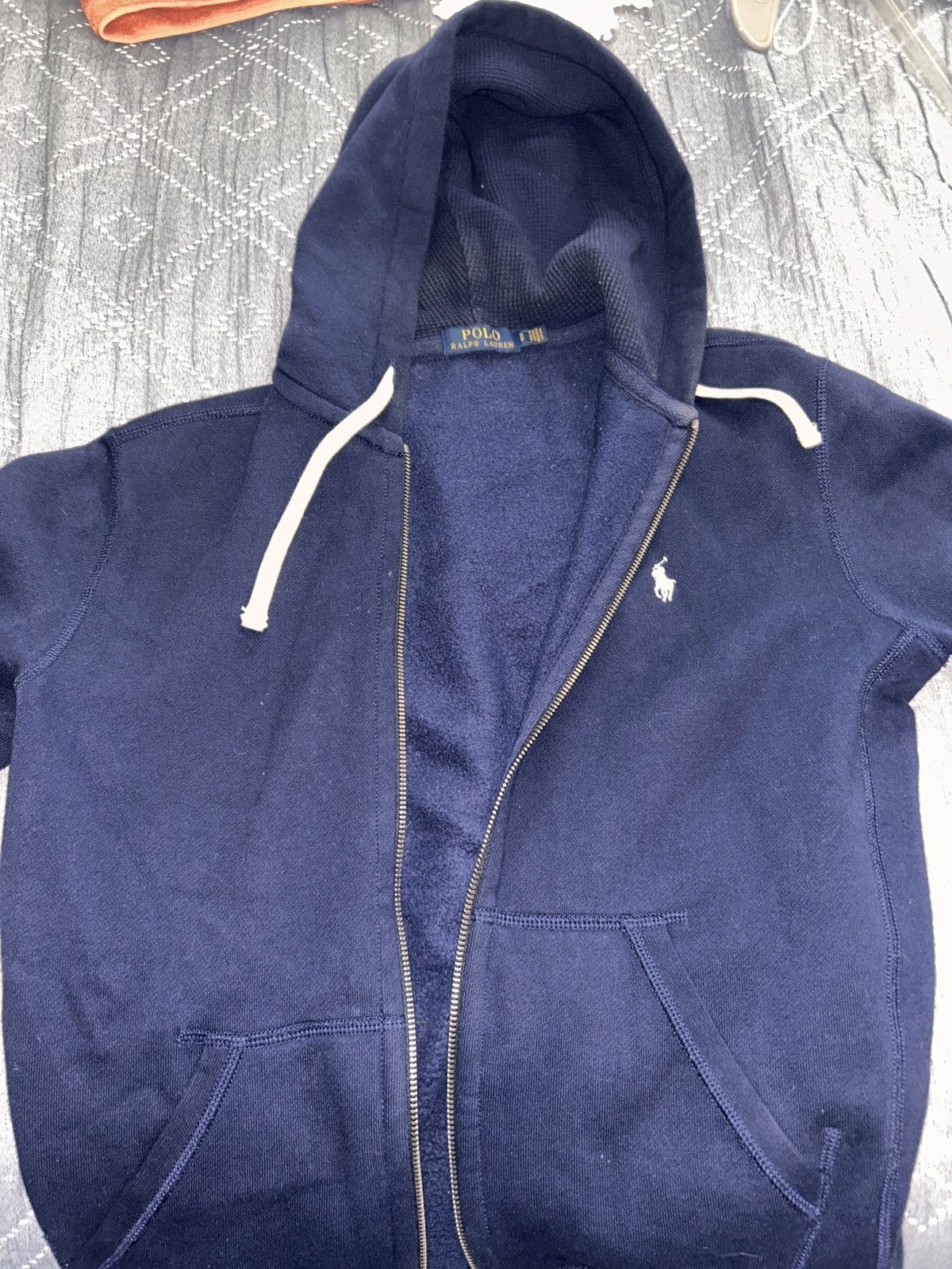 Polo Ralph Lauren Polo Ralph Lauren Men’s Hoodie Navy Blue Zip Up Jacket S Size US S / EU 44-46 / 1 - 1 Thumbnail