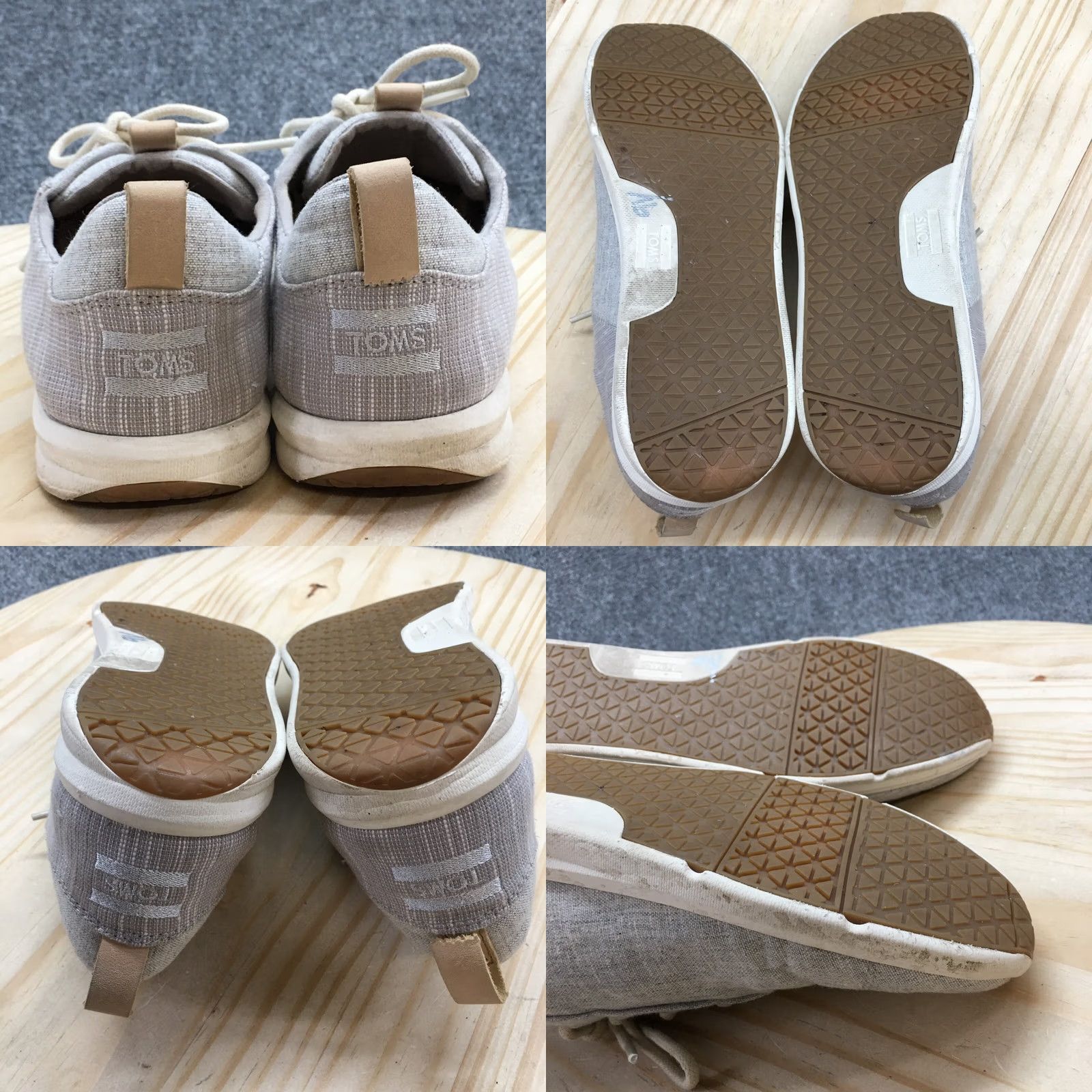 Toms Toms Cabrillo Sneakers Shoes Womens 10 Gray Walking Low Top Lace Up 10011751 Size L / US 10 / IT 46 - 8 Thumbnail