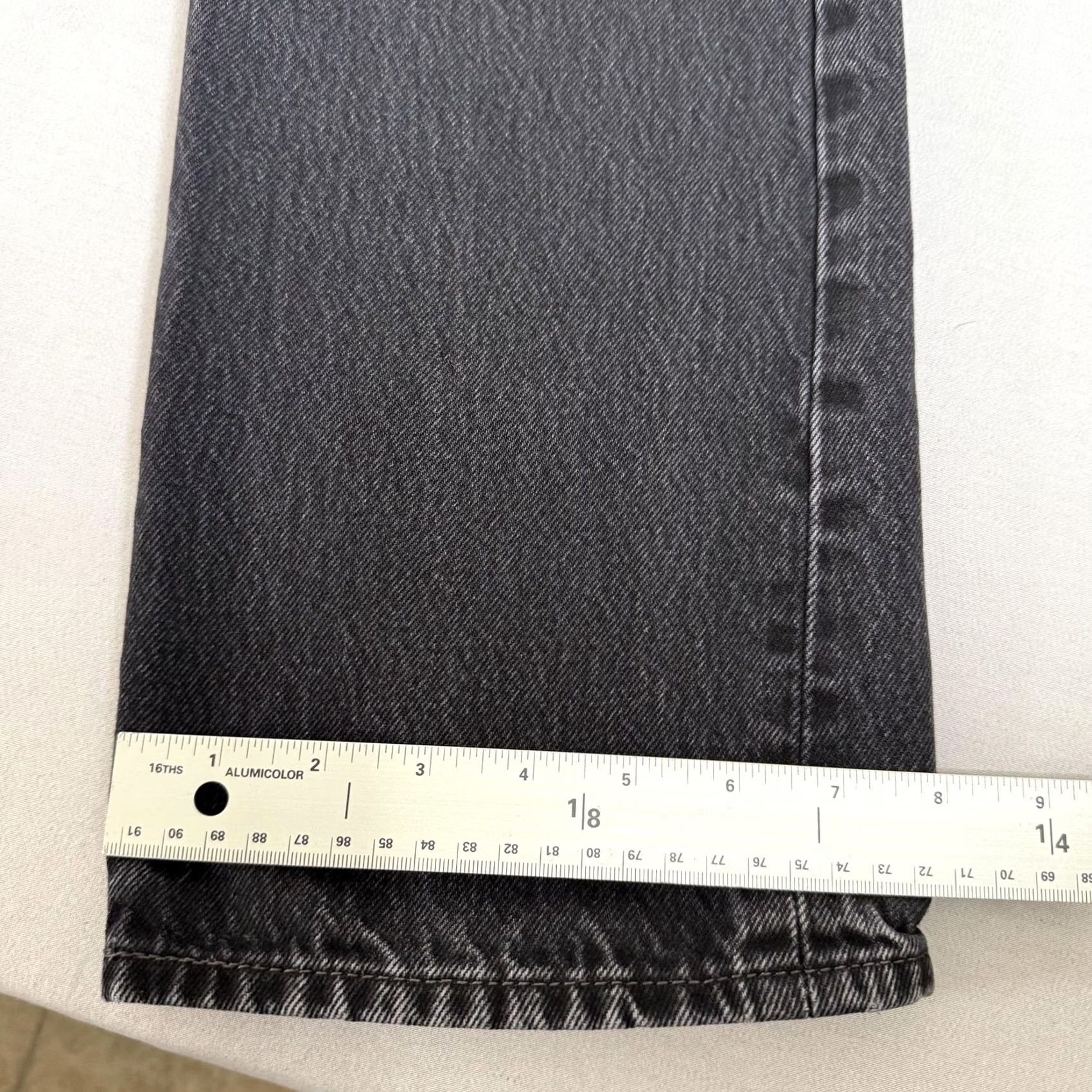 Levi's Levi's Jeans Mens 33x30 Black 501 Straight Fit Distressed Denim Pants Y2K Size US 33 - 6 Thumbnail