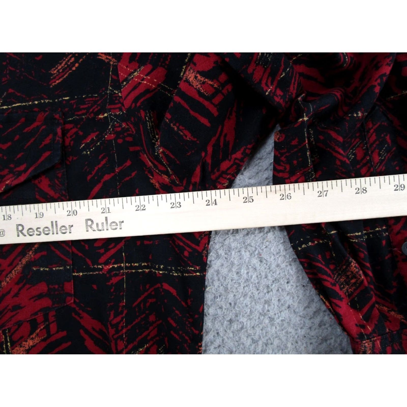 Vintage VTG 90s Cowboy Turtle Geometric Long Sleeve Button Shirt Size L Red Cotton Western Mens Size US L / EU 52-54 / 3 - 5 Thumbnail