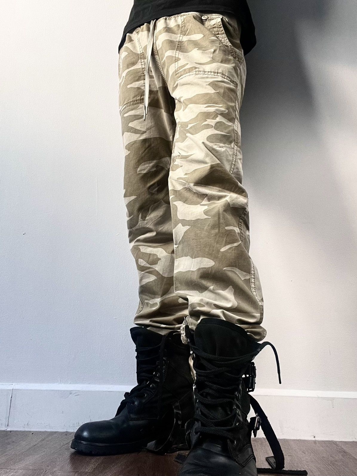If Six Was Nine 2000s G.O.A Avant-Garde Camouflage Pants Size US 30 / EU 46 - 3 Thumbnail