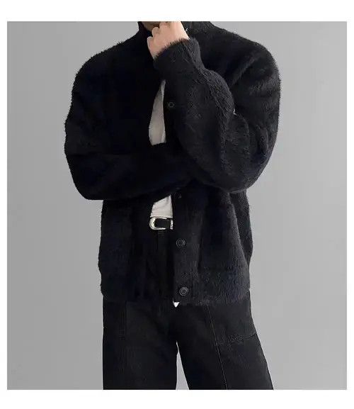 Aran Isles Knitwear Vintage Black Button Casual Knit Cardigan Sweater Jacket Size US M / EU 48-50 / 2 - 4 Thumbnail