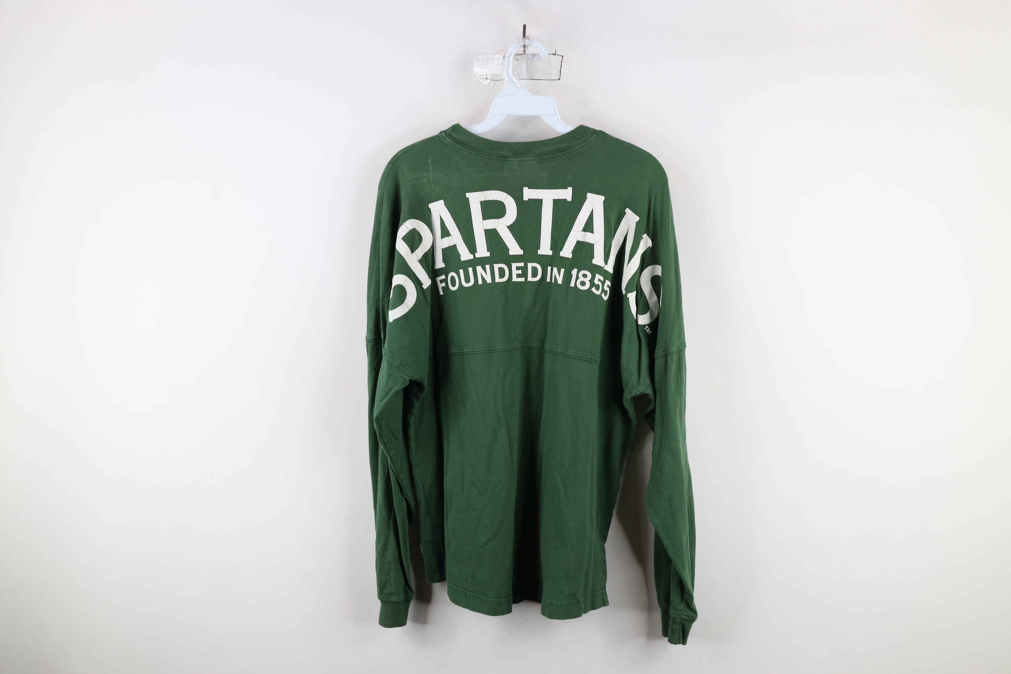 Vintage Vintage Y2K Michigan State University Spirit Jersey T-Shirt Size XS / US 0-2 / IT 36-38 - 14 Thumbnail