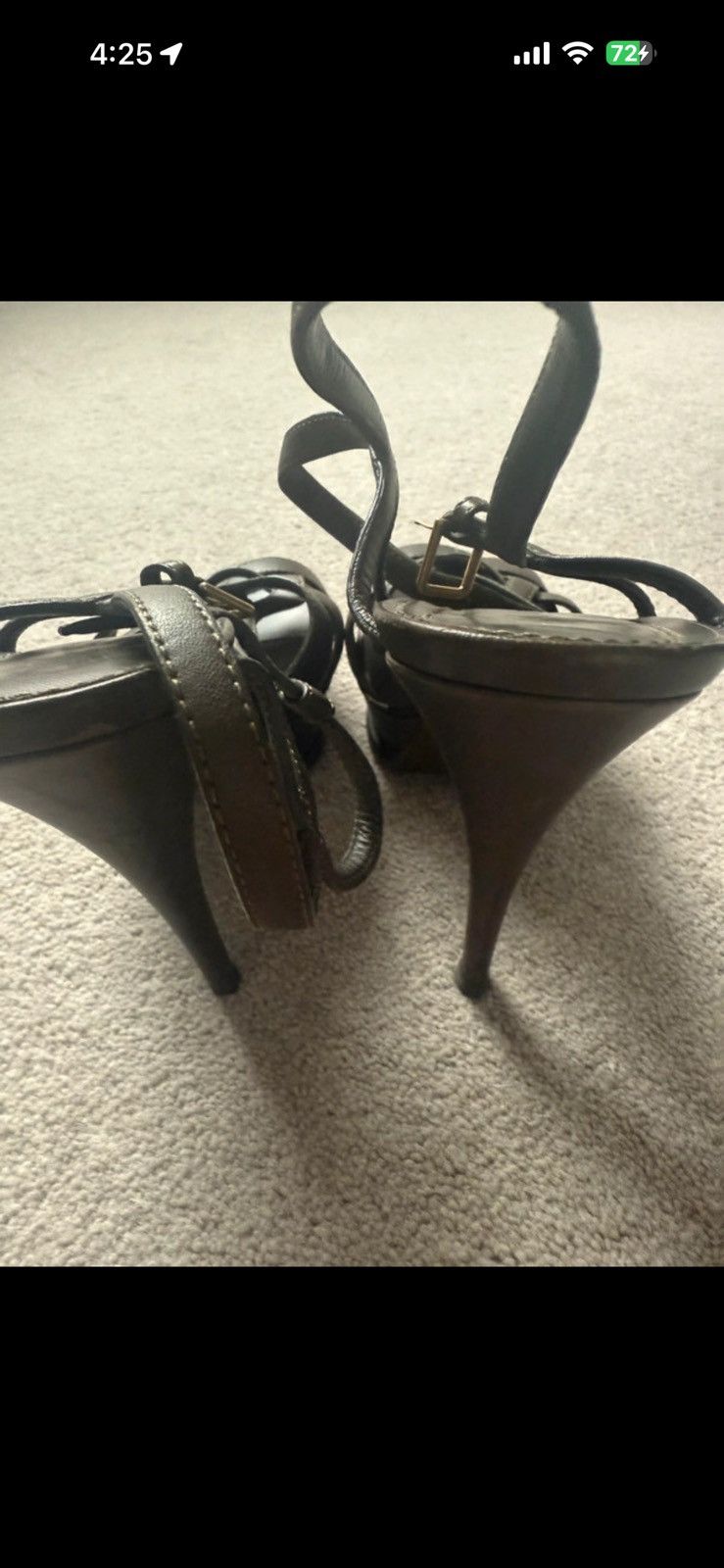 Yves Saint Laurent Khaki tribute YSL heels Size US 8 / IT 38 - 6 Thumbnail