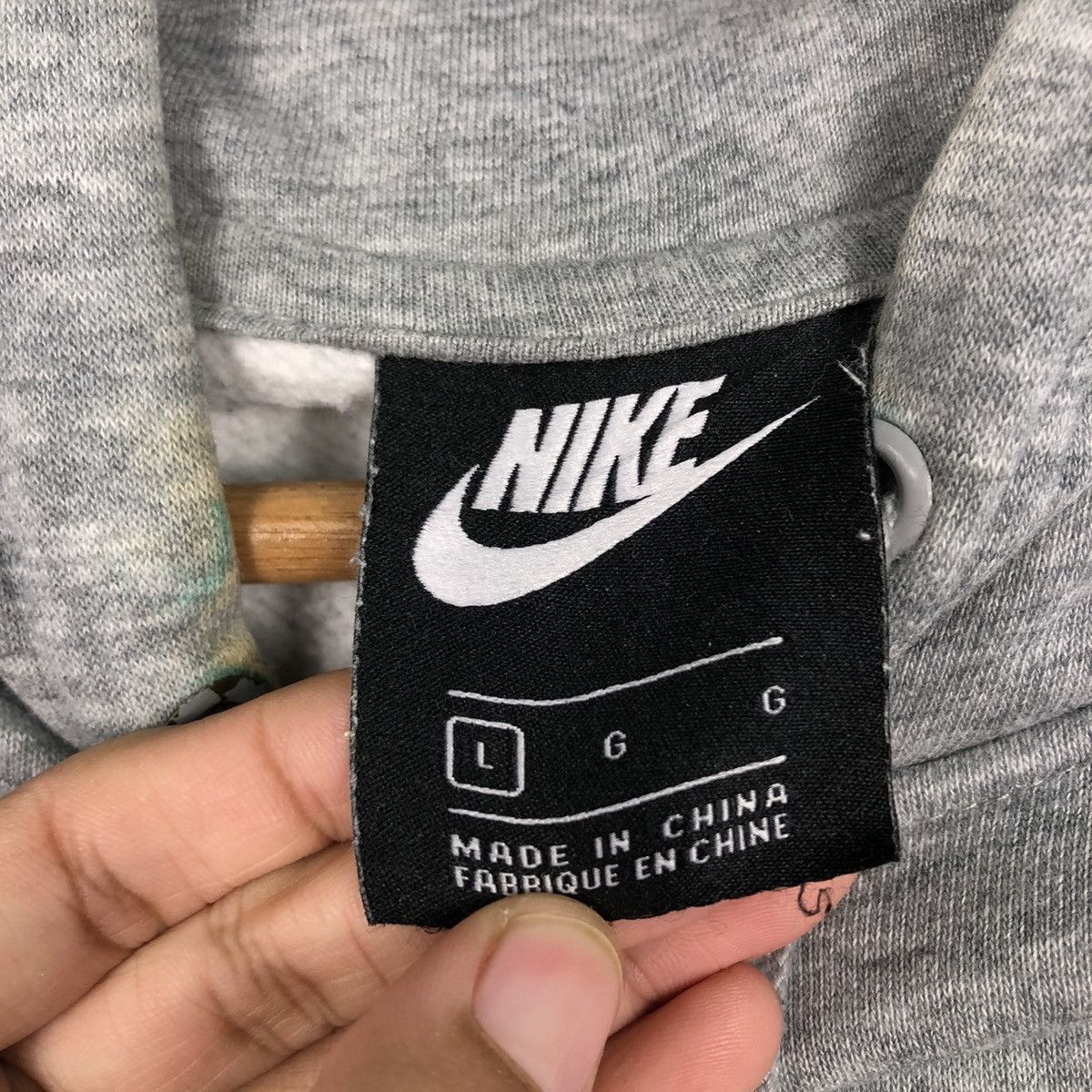 Nike 📌Nike Just Do It Big Swoosh Hoodie Pull Over Size US L / EU 52-54 / 3 - 17 Thumbnail