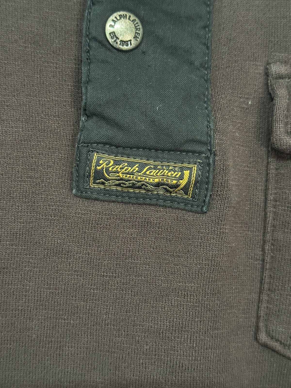RRL Ralph Lauren 💥 POLO RALPH LAUREN HALF BUTTON & ZIPPER TALON ZIP Size US XS / EU 42 / 0 - 14 Thumbnail