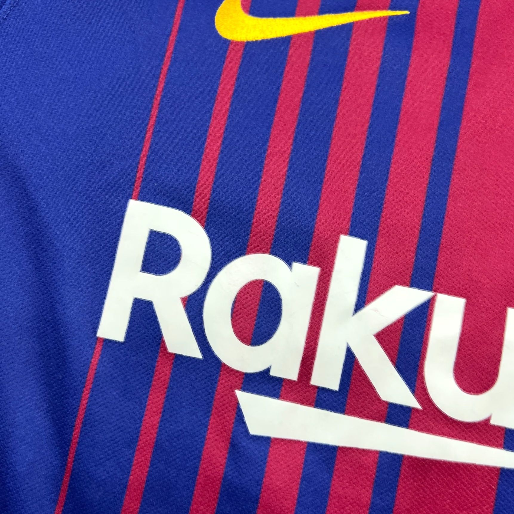 Nike Nike Barcelona 2017 2018 Home Football Jersey Shirt M Multicolor Soccer Dry Moisture Wicking Mens Size US M / EU 48-50 / 2 - 6 Thumbnail