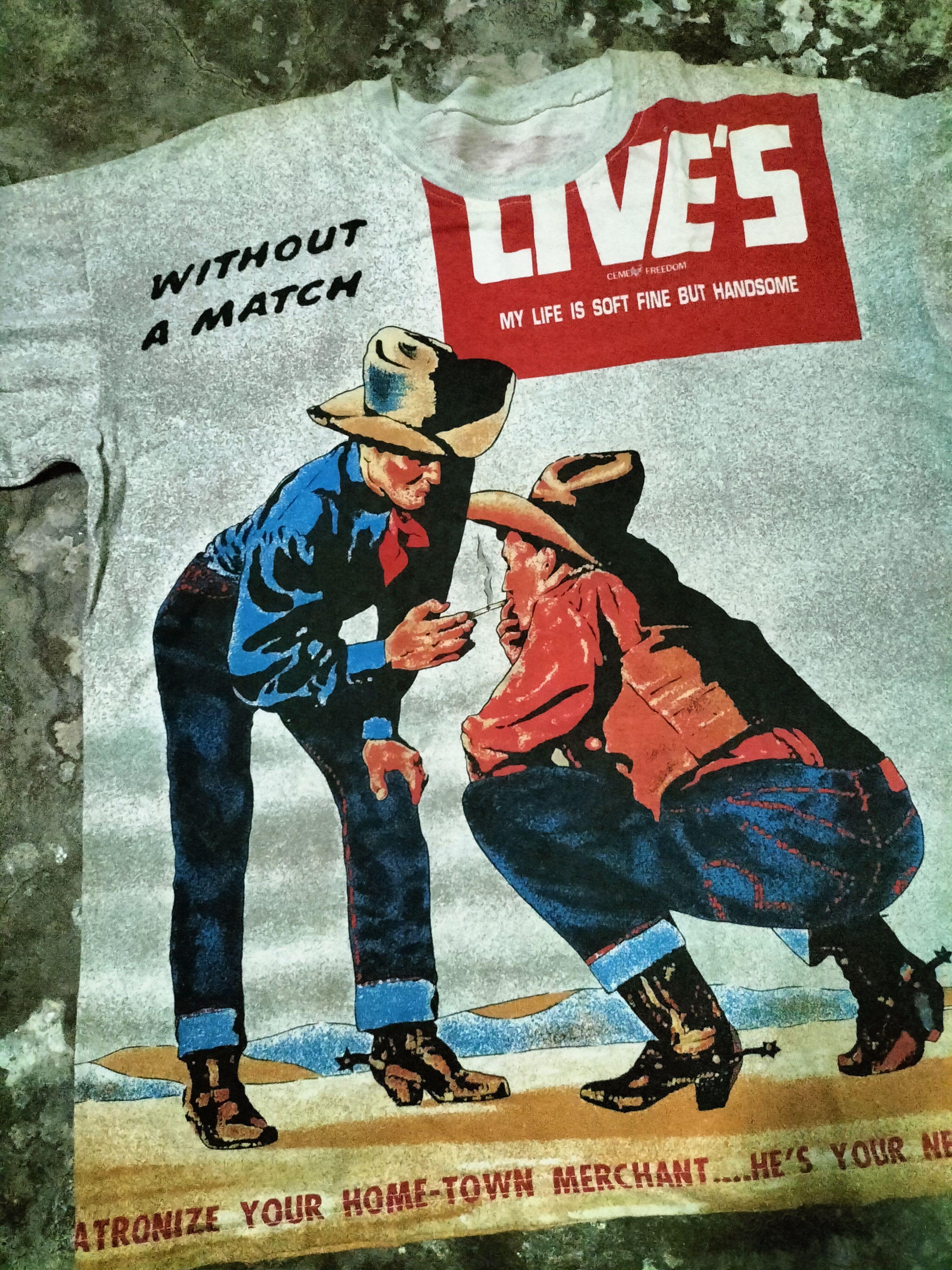 Levi's Vintage Clothing Vintage Levis Big E Over print Cowboy Logo very Rare Size US XL / EU 56 / 4 - 3 Thumbnail