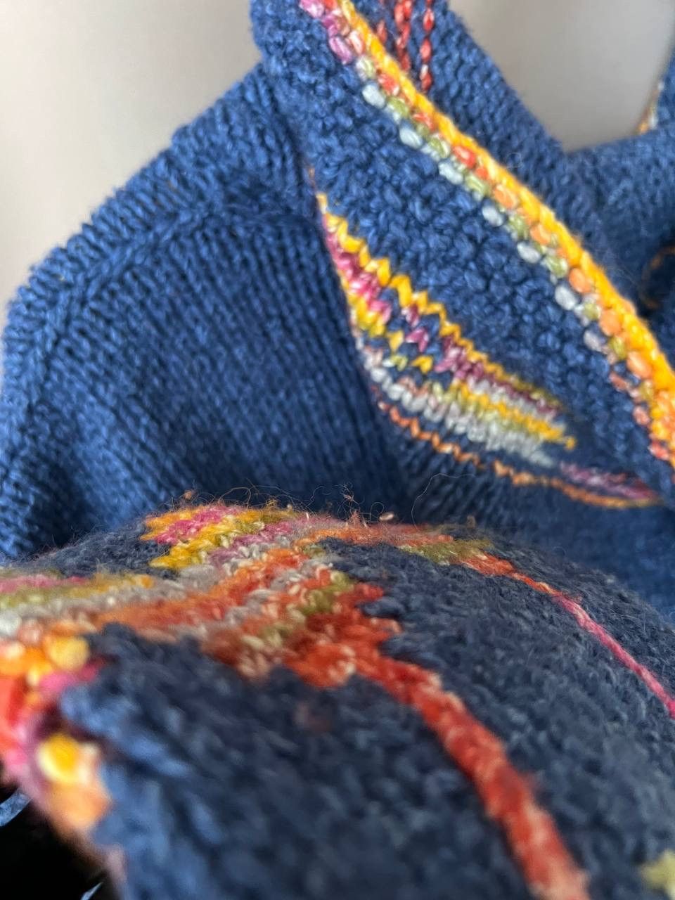 Other Pachamama Wool Handknit Cardigan Sweater Womens Size XL Size XL / US 12-14 / IT 48-50 - 15 Thumbnail