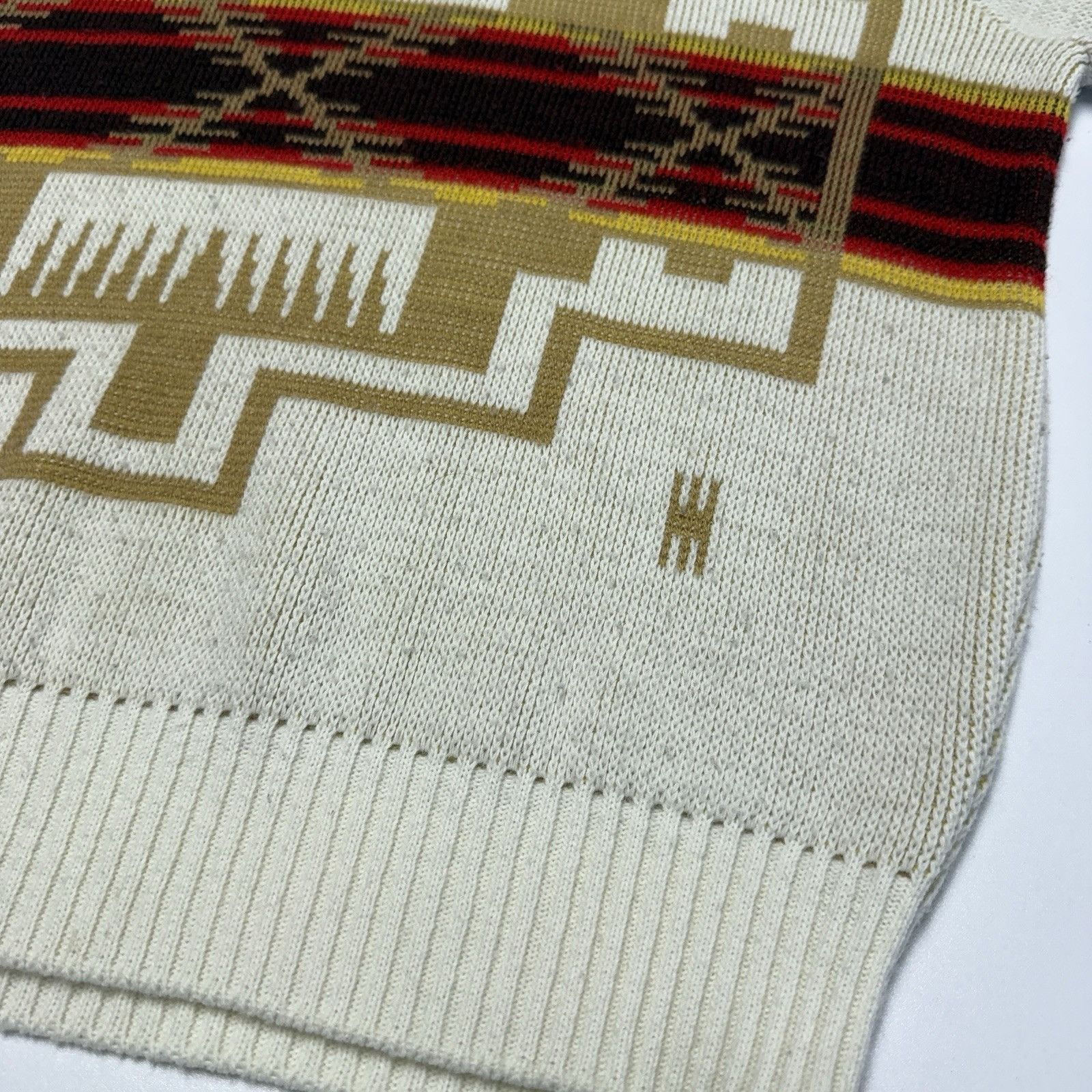 Vintage Vintage Victoria Dry Goods Aztec Sweater Adult Large White Size US L / EU 52-54 / 3 - 5 Thumbnail