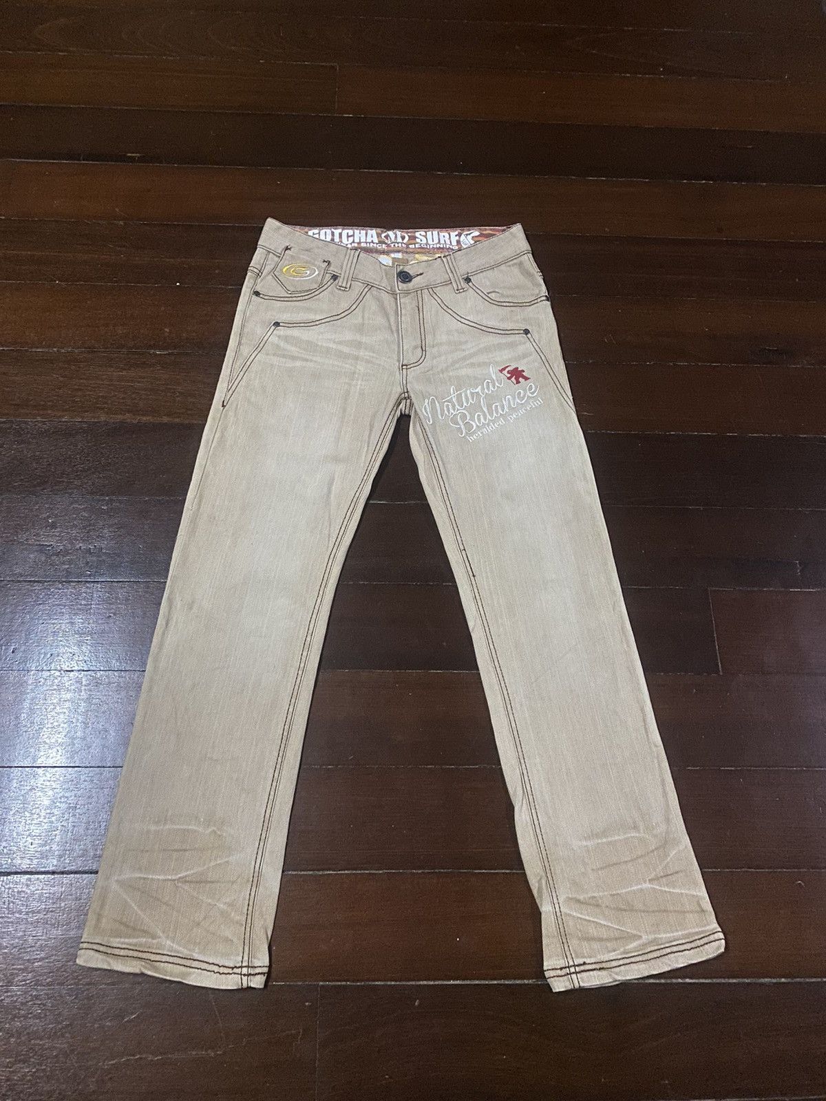 Gotcha FIRE 🔥 GOTCHA INTERNATIONAL EMBROIDERED BIG LOGO Size US 34 / EU 50 - 3 Thumbnail