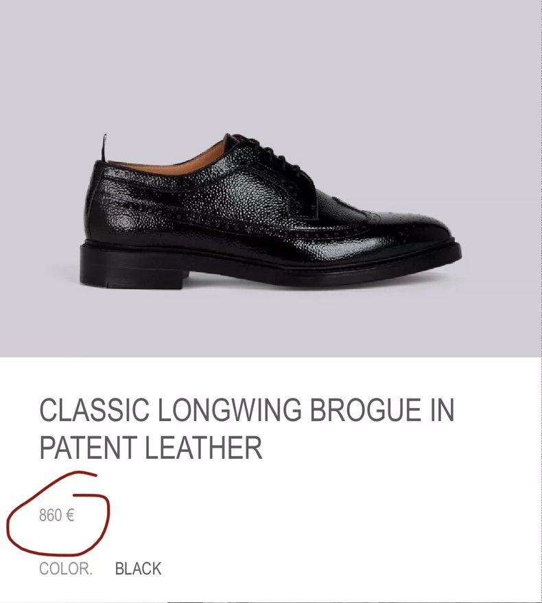 Thom Browne Thom Browne Bright leather black carved leather shoes Size US 9 / EU 42 - 3 Thumbnail