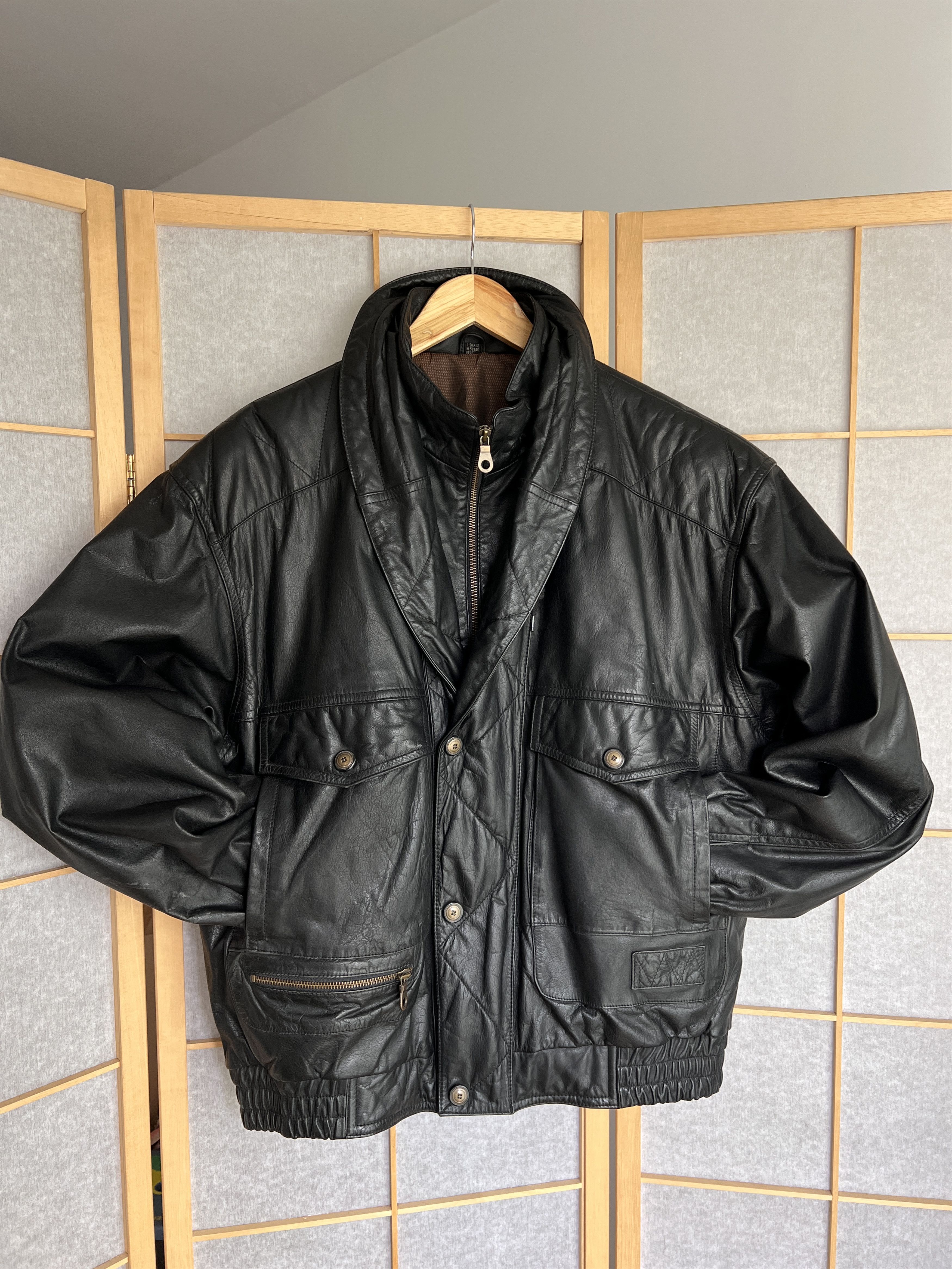 Hysteric Glamour Rick Owens Type Leather Jacket Yohji Yamamoto LGB Style Size US L / EU 52-54 / 3 - 20 Thumbnail