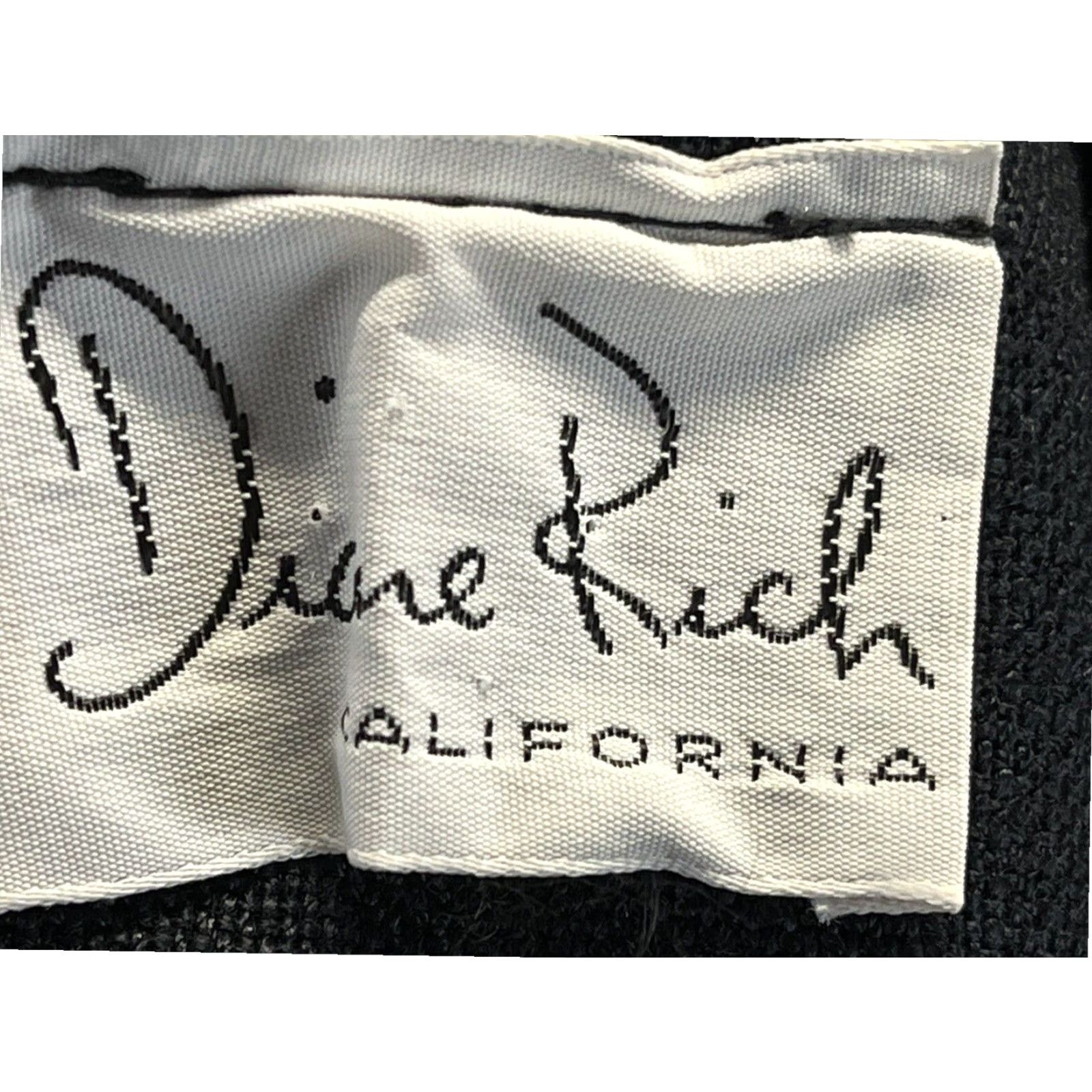 Vintage VINTAGE Diane Rich California Linen Women's Blazer Jacket M Black 70s Size M / US 6-8 / IT 42-44 - 3 Thumbnail