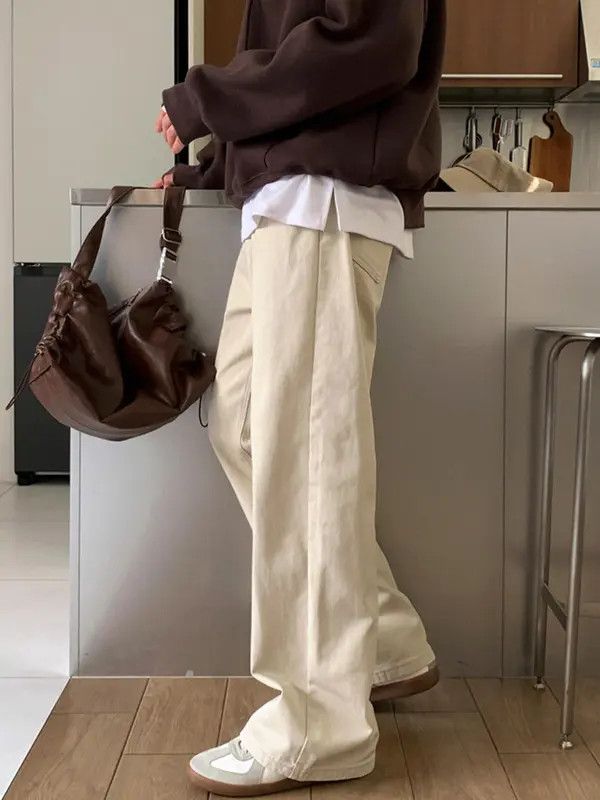 Other VIBE Wide-Leg Straight White Jeans Size US 32 / EU 48 - 8 Thumbnail
