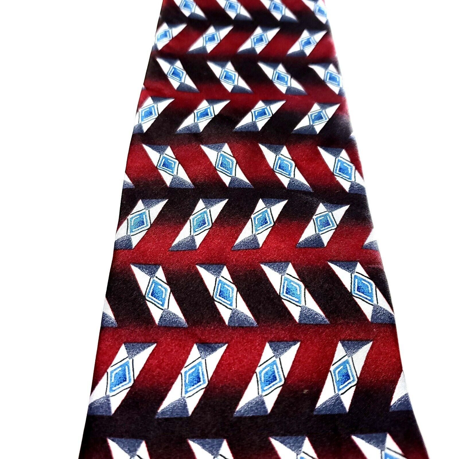 Puritan Puritan Red Silk Tie Print Short Motif Size ONE SIZE - 2 Thumbnail