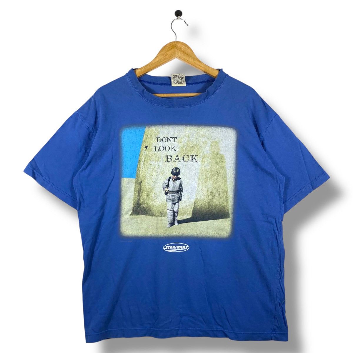 Star Wars Vintage 90's STAR WARS Anakin Skywalker The Movie Tee Shirt Size US XL / EU 56 / 4 - 1 Thumbnail