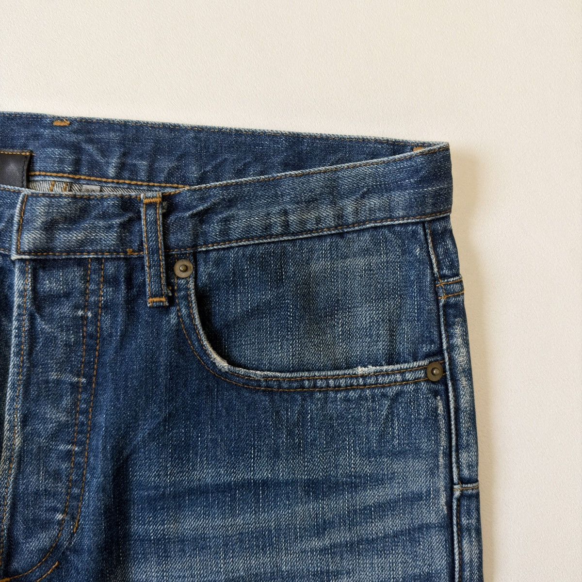 Dior S/S 03 21cm Blue MIJ Clawmark Jeans Size US 30 / EU 46 - 10 Thumbnail