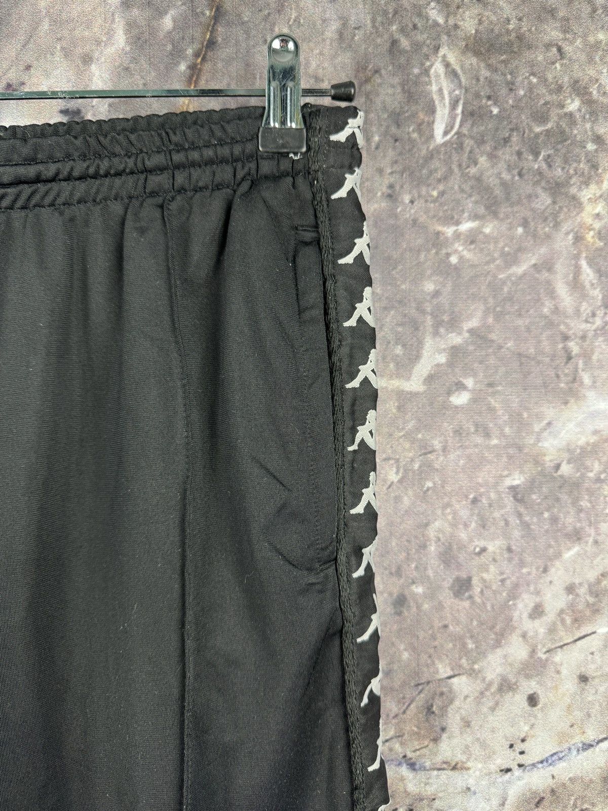 Kappa Kappa Authentic Black Track Pants with Logo Taped Sides Size US 30 / EU 46 - 6 Thumbnail