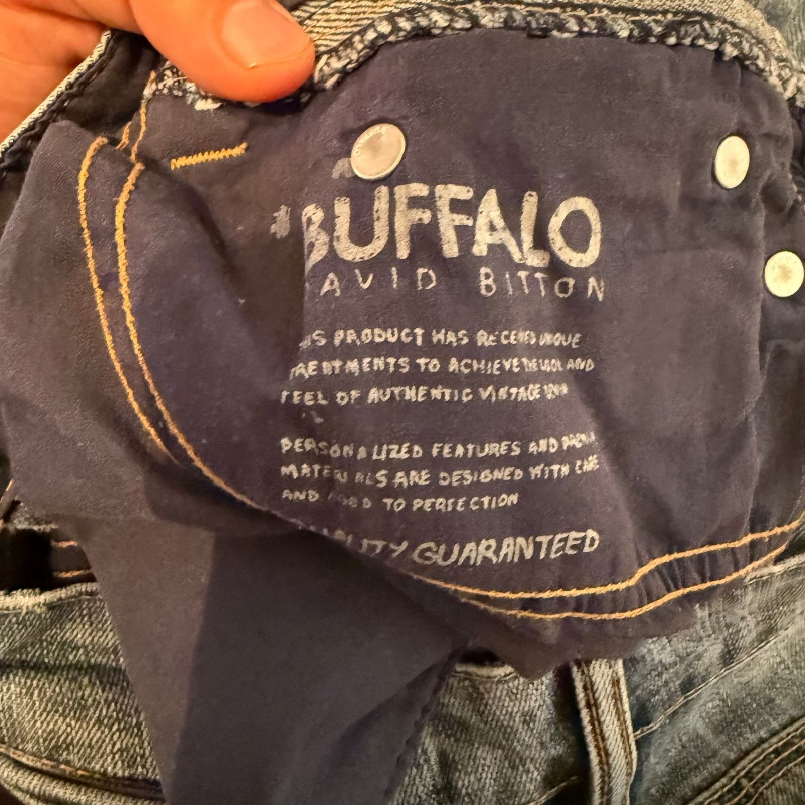 Buffalo David Bitton Buffalo David Bitton Men's Jeans Light Blue Denim Size 32x32 Size US 32 / EU 48 - 8 Thumbnail