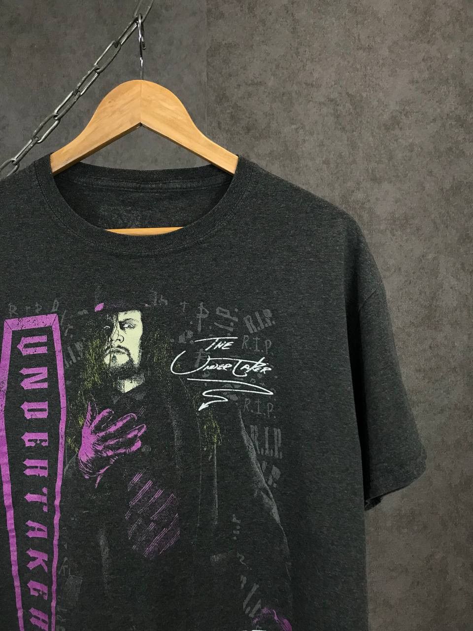 WWE Undertaker WWE WWF wrestling tee Size US L / EU 52-54 / 3 - 2 Thumbnail
