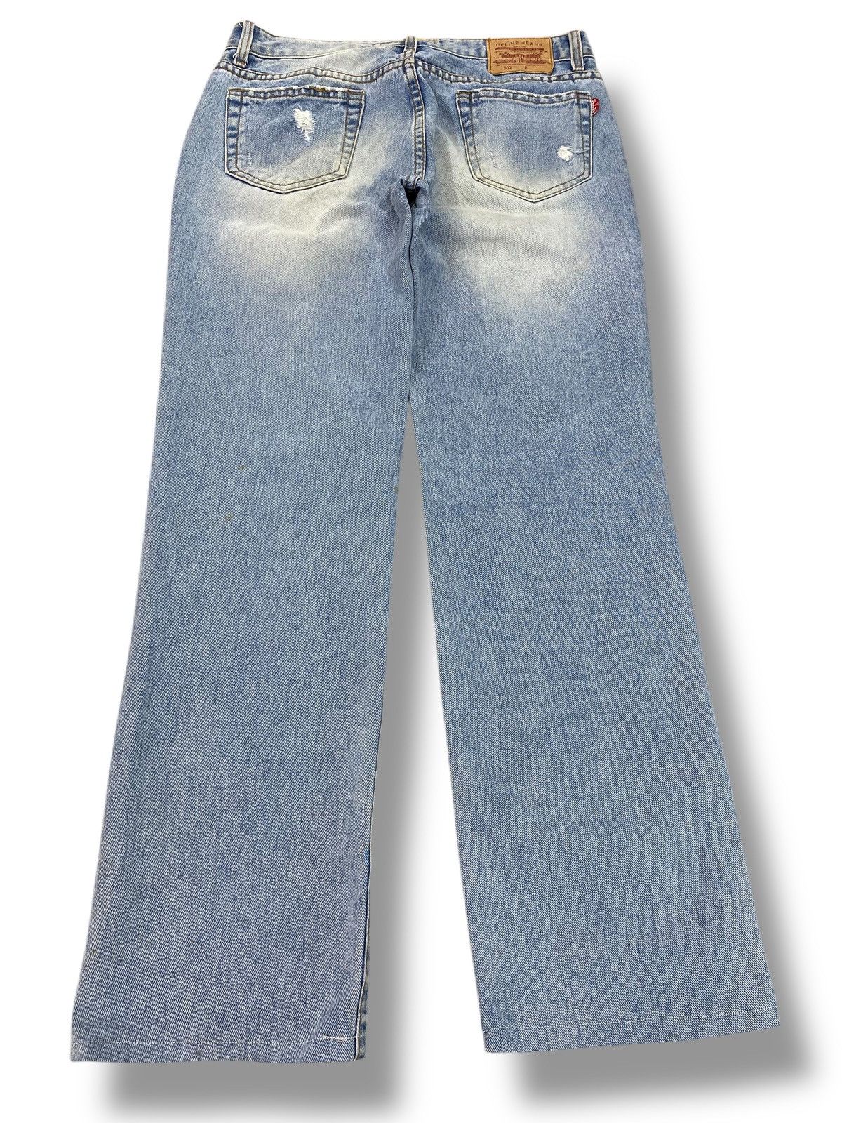 Japanese Brand Japanese Brand Asid Distressed Style Straight Cut Jeans Size US 30 / EU 46 - 3 Thumbnail