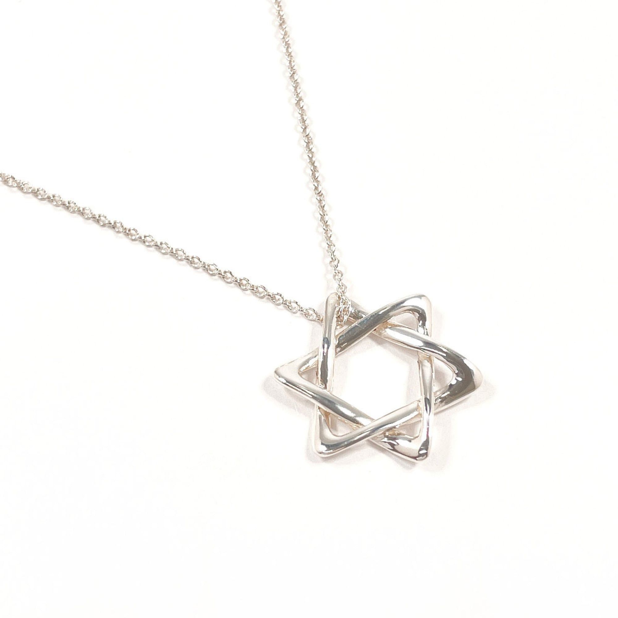 Tiffany & Co. TIFFANY&Co. Tiffany Star of David Elsa Peretti Necklace, Sterling Silver 925, Women's Size ONE SIZE - 1 Thumbnail