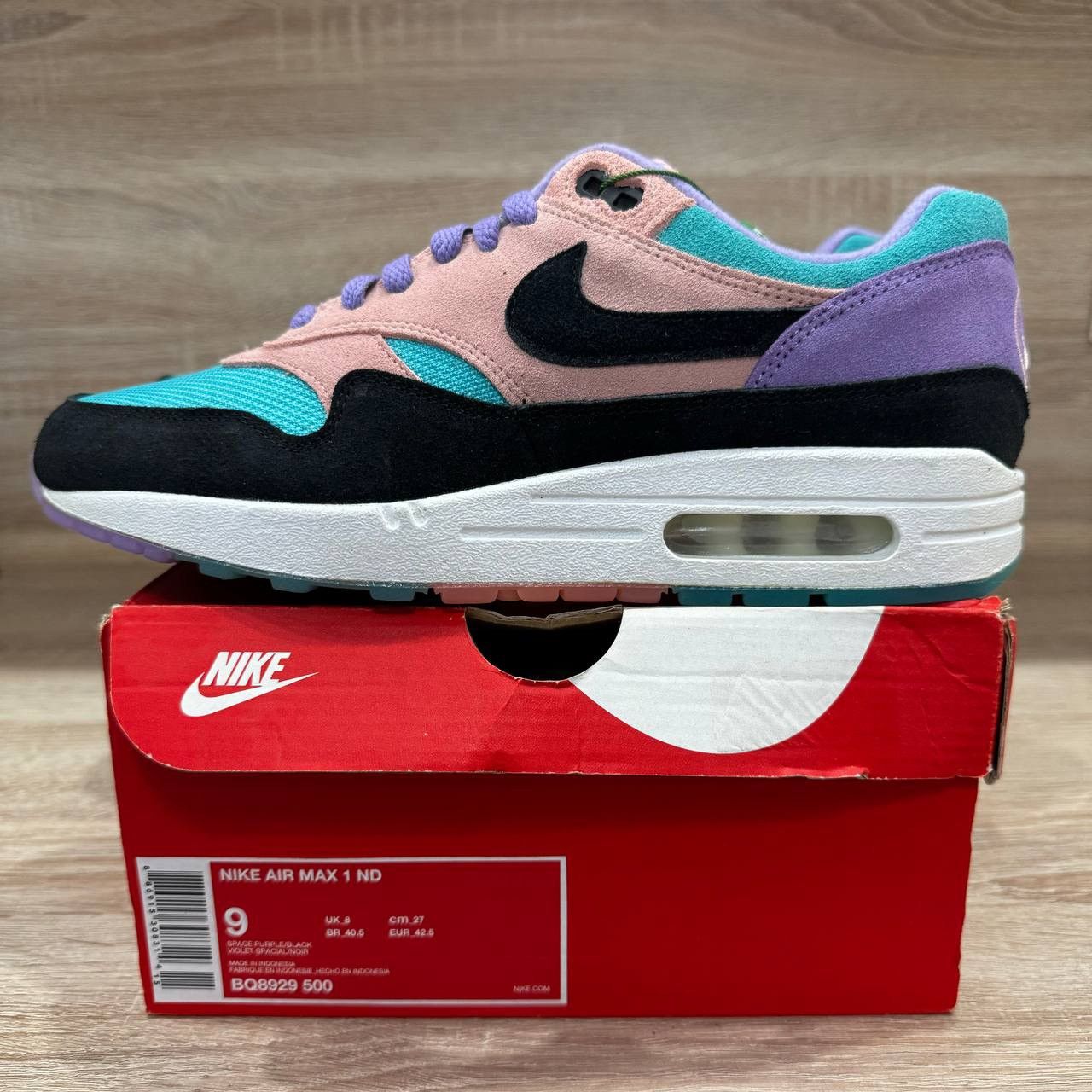 Nike × atmos NikeLab Air Max 1 PRM Parra Atmos Tn Patta Size US 9 / EU 42 - 2 Thumbnail