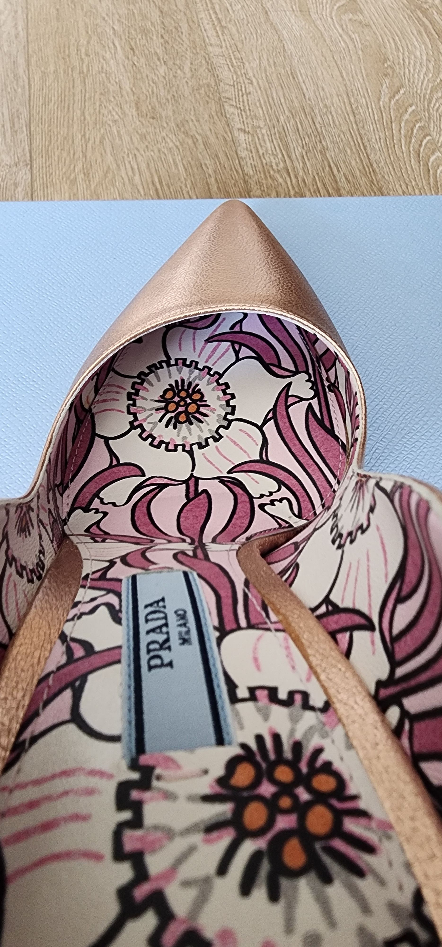 Prada Prada Clazature Donna Leather pump Size US 9.5 / IT 39.5 - 11 Thumbnail