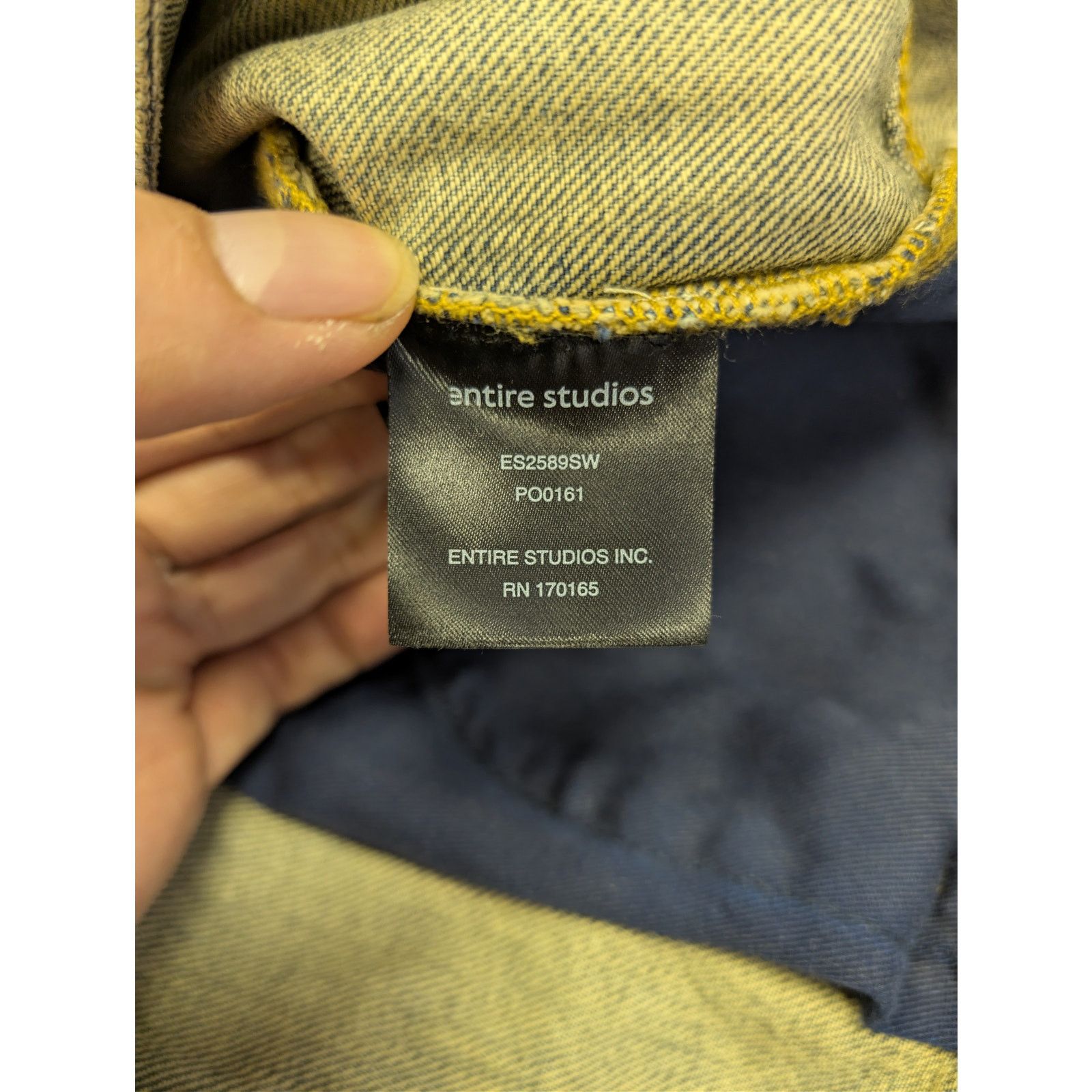 Entire Studios o1rshd1 Slim-Flared Denim Jeans in Blue Size US 34 / EU 50 - 18 Thumbnail