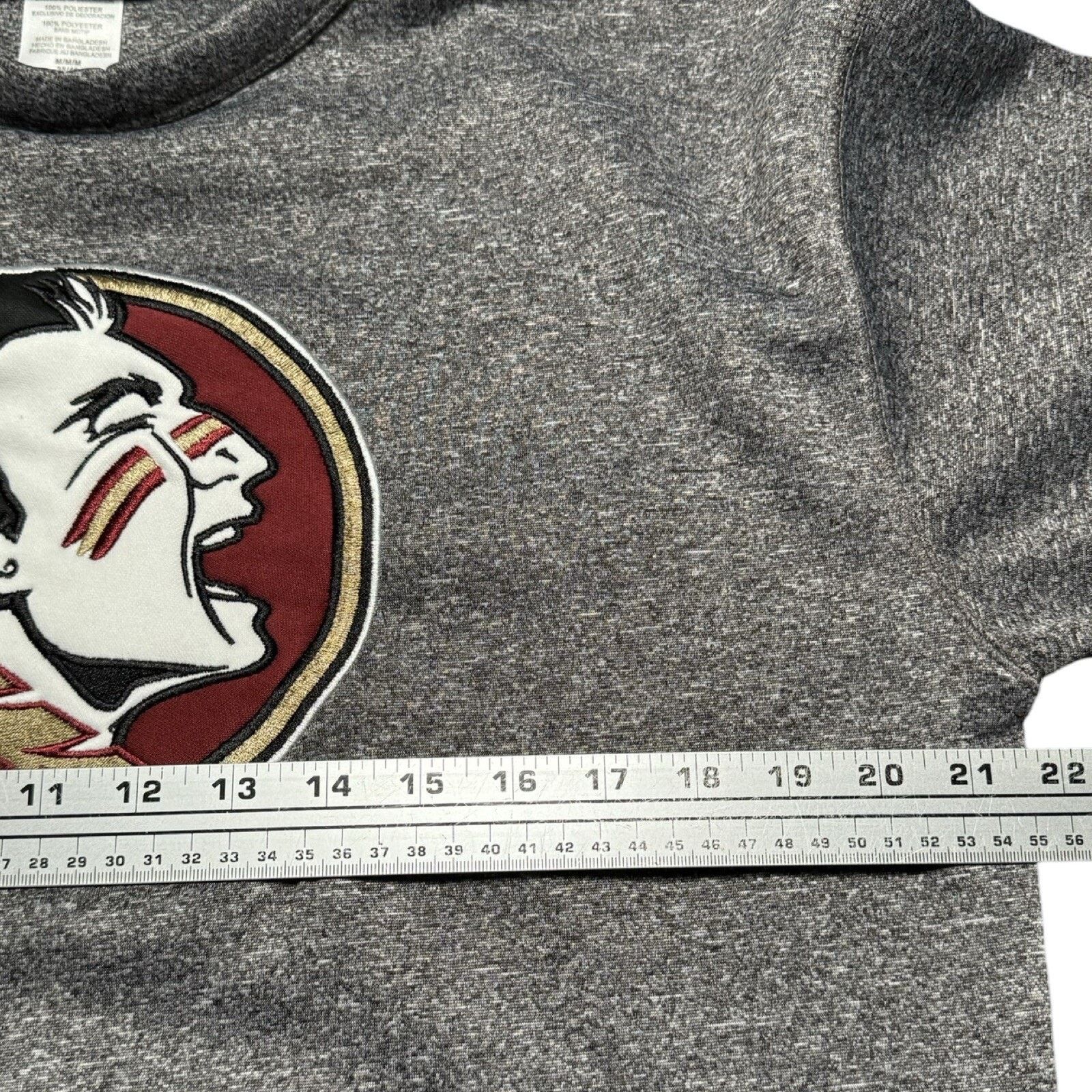 Majestic Majestic FSU Florida Seminoles Gray Pullover Sweatshirt M Size US M / EU 48-50 / 2 - 4 Thumbnail