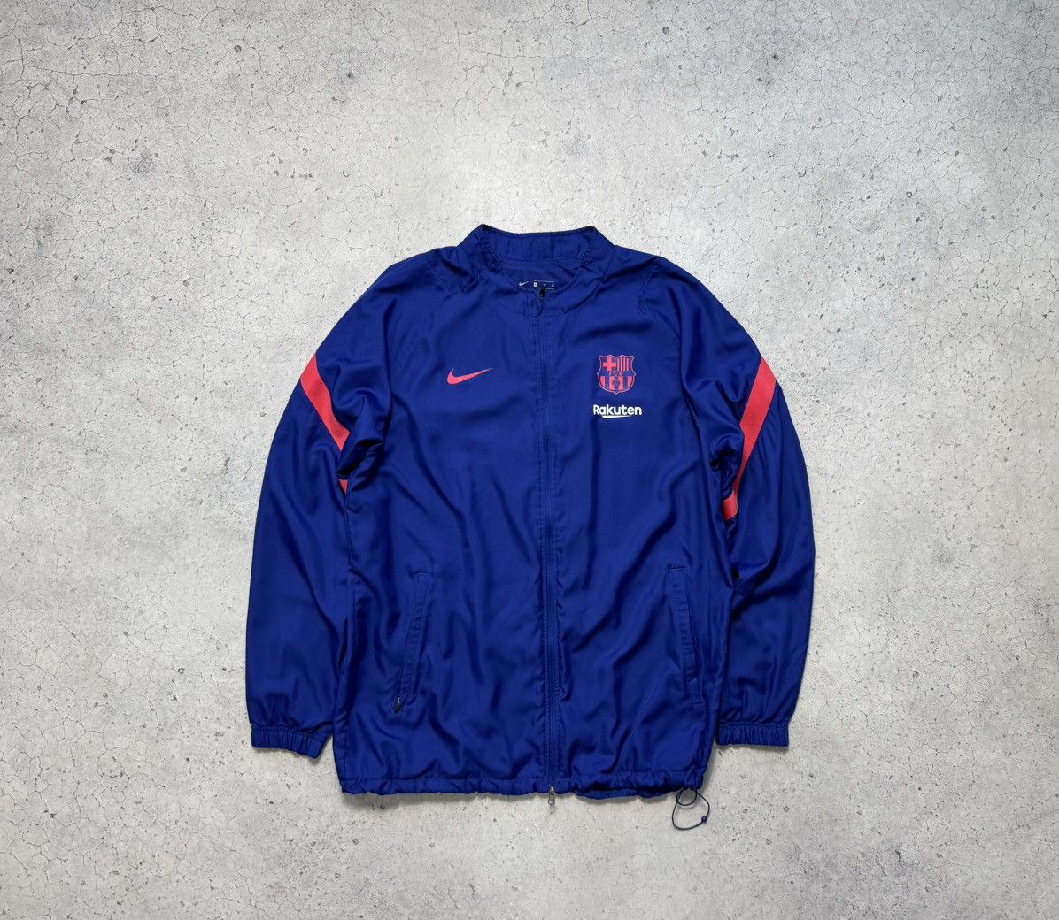 Nike Nike FC Barcelona Football Nylon Light Jacket Size XL Drill Size US XL / EU 56 / 4 - 1 Thumbnail