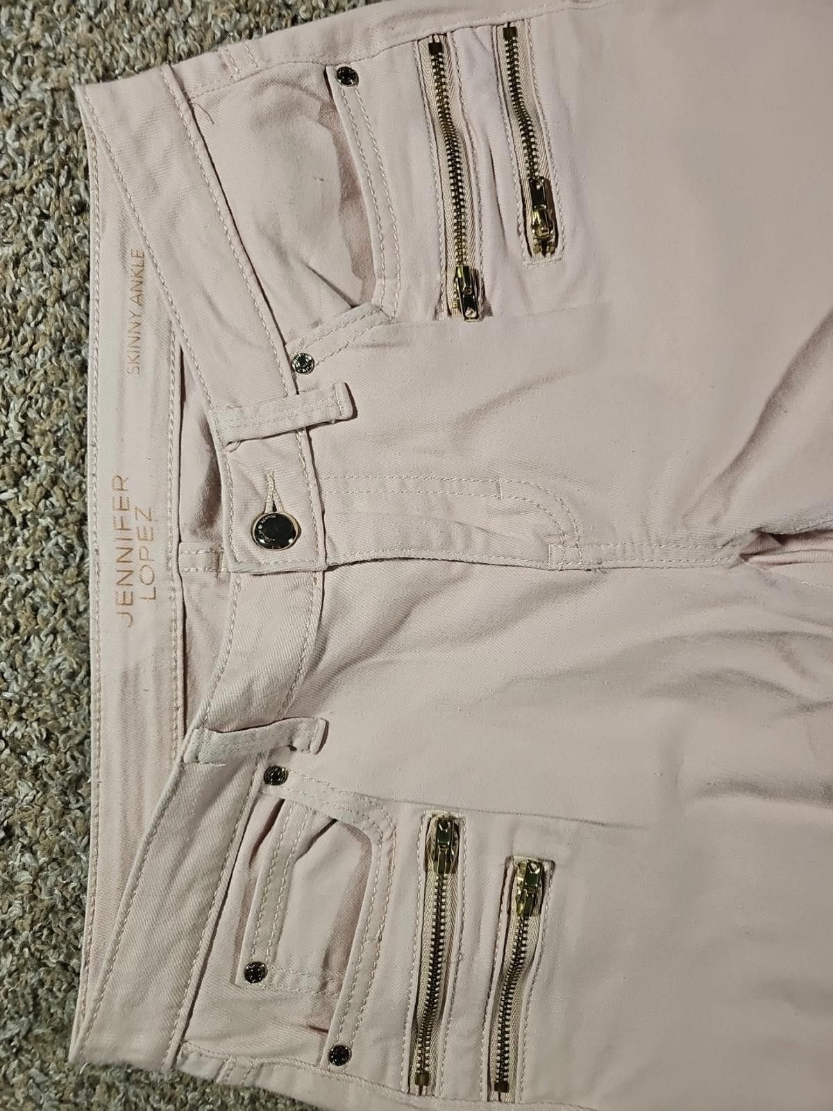 Other Jennifer Lopez Skinny Ankle 2 Pink Pants Size 26" / US 2 / IT 38 - 2 Thumbnail