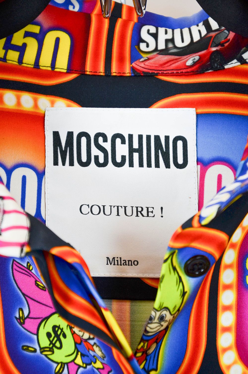 Moschino MOSCHINO Couture x Good Luck Game Print Shirt – Size IT 42 Size US M / EU 48-50 / 2 - 6 Thumbnail