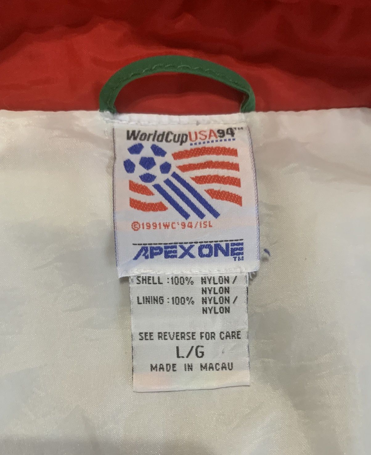 Apex One × Vintage Vintage Football WC1994 Italy team Jacket (APEX ONE) Size US L / EU 52-54 / 3 - 3 Thumbnail