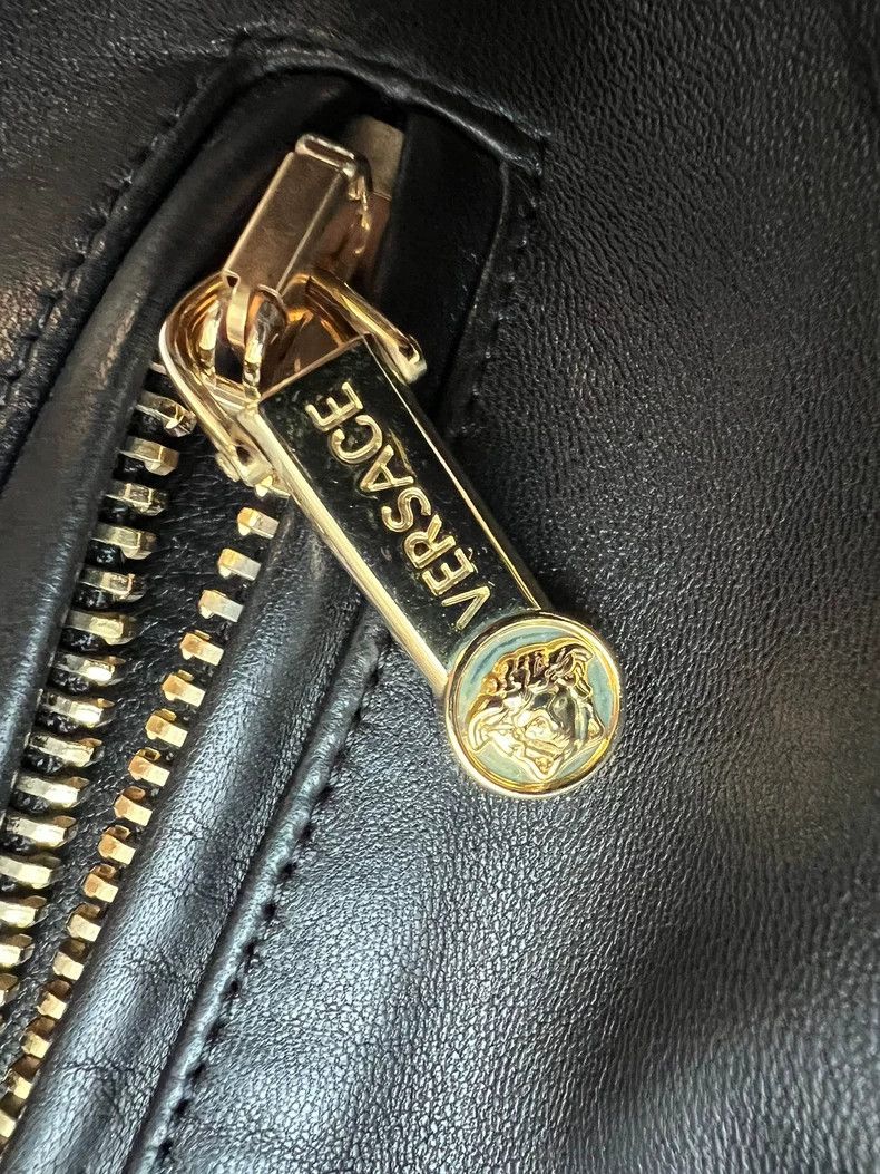 Versace Versace Motorcycle leather jacket Size US S / EU 44-46 / 1 - 4 Thumbnail