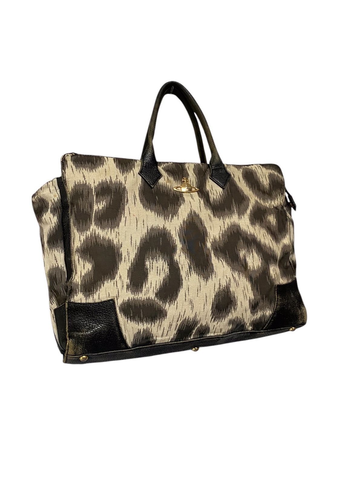 Malcolm McLaren × Vintage × Vivienne Westwood Vintage Vivieene Westwood distressed tote bag Size ONE SIZE - 3 Thumbnail