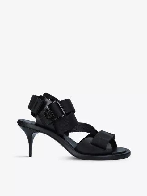 Alexander McQueen o1y0225 Sandals in Black Size US 6 / IT 36 - 1 Thumbnail