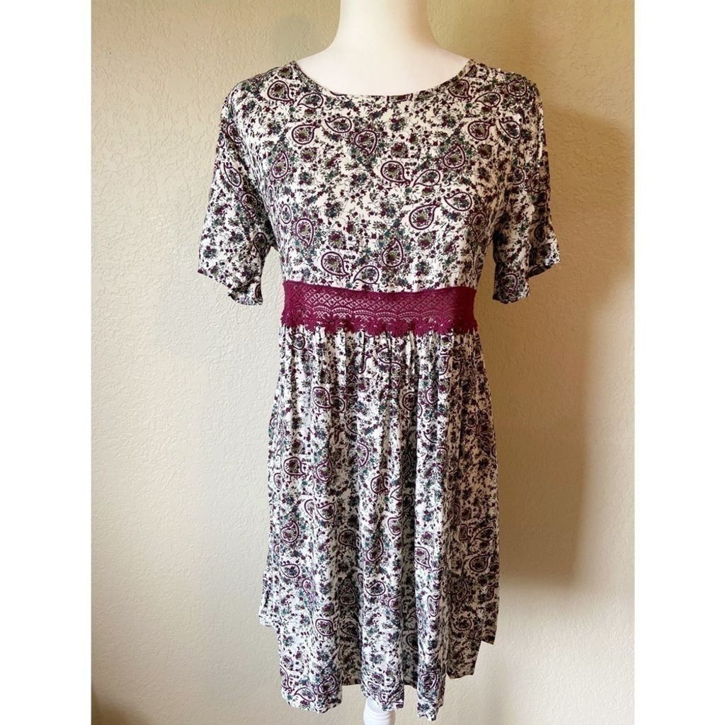 The Unbranded Brand NWT Boutique Floral Dress Size XS / US 0-2 / IT 36-38 - 4 Thumbnail