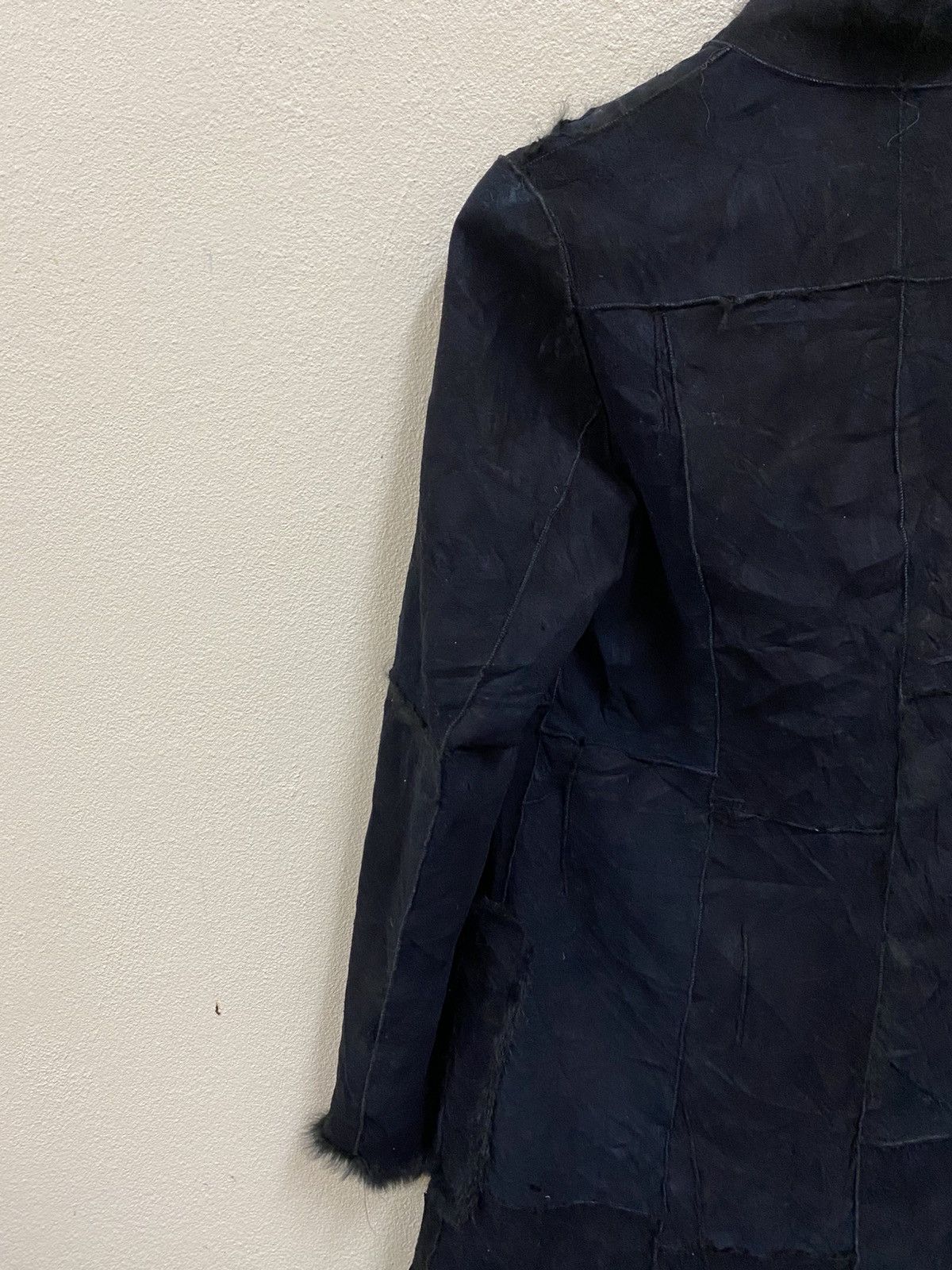 Bajra Vtg 80s Bajra Leather Jacket Fur Black Size US M / EU 48-50 / 2 - 7 Thumbnail