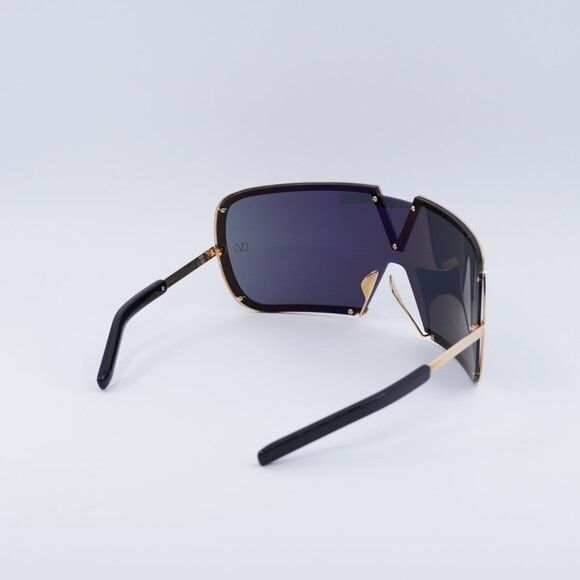 Valentino Valentino V-ROMASK VLS-120A Sunglasses Rose Gold Shield Size ONE SIZE - 4 Thumbnail