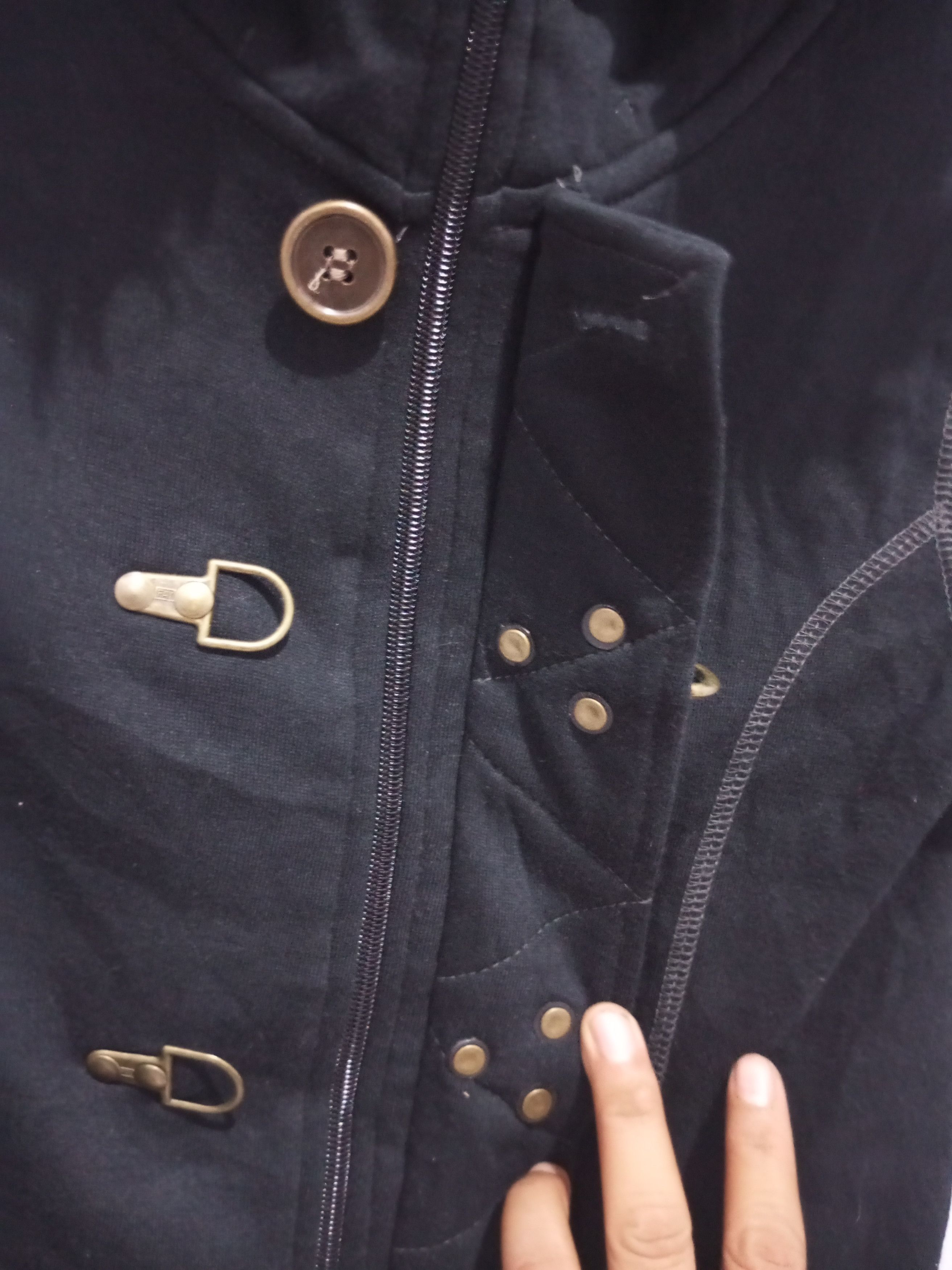 Japanese Brand × Vintage Vence air force us army kids fur hoodie Size US M / EU 48-50 / 2 - 8 Thumbnail