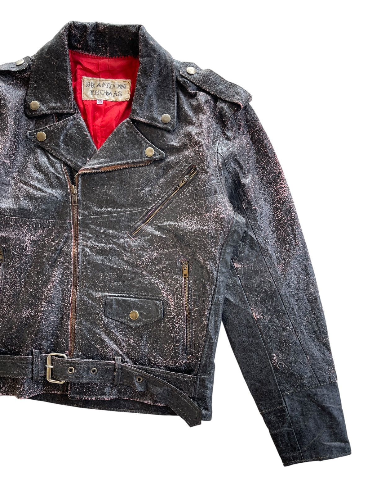 Vintage 90s Brandon Thomas Double Colar Jacket Size US S / EU 44-46 / 1 - 6 Thumbnail