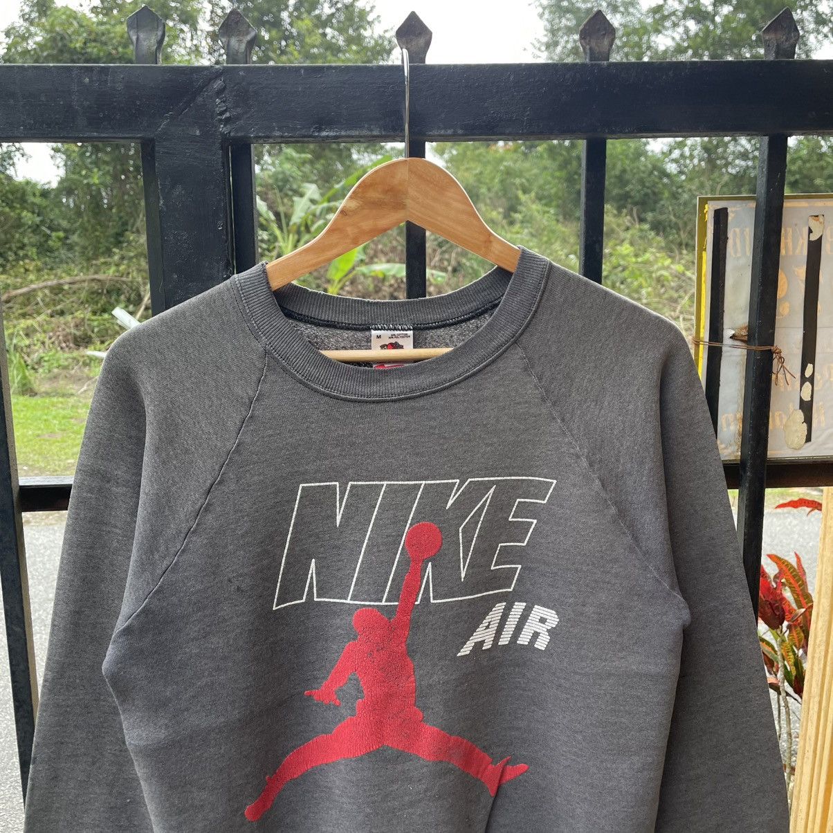 Nike 🔥Vintage 90s Nike Air Jordan OG Big Logo Jumper Sweatshirts Size US XS / EU 42 / 0 - 4 Thumbnail