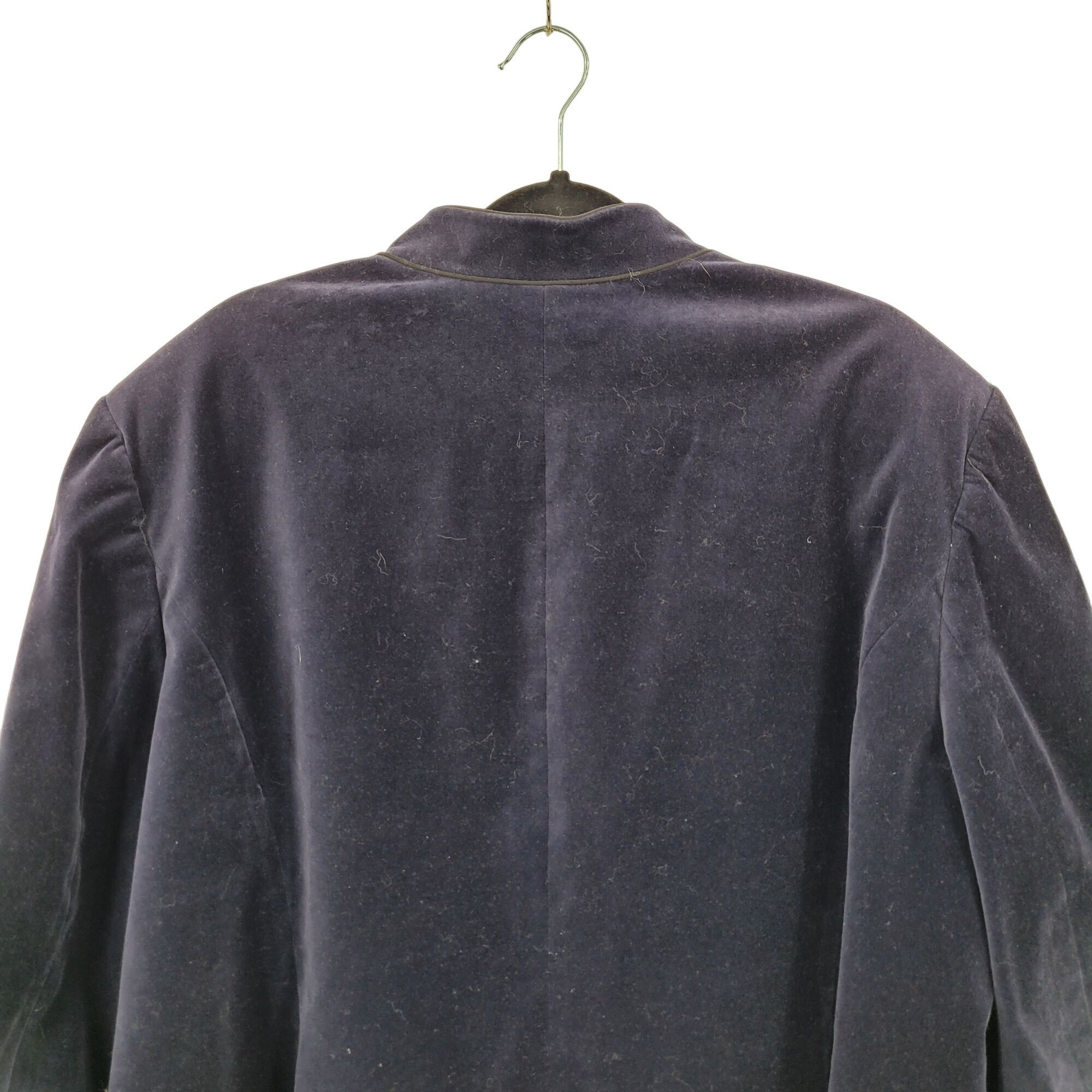 Other Alex Marie Womens Navy Blue Velour Band Blazer Jacket Sz 24W Size 3XL / US 20-22 - 8 Thumbnail