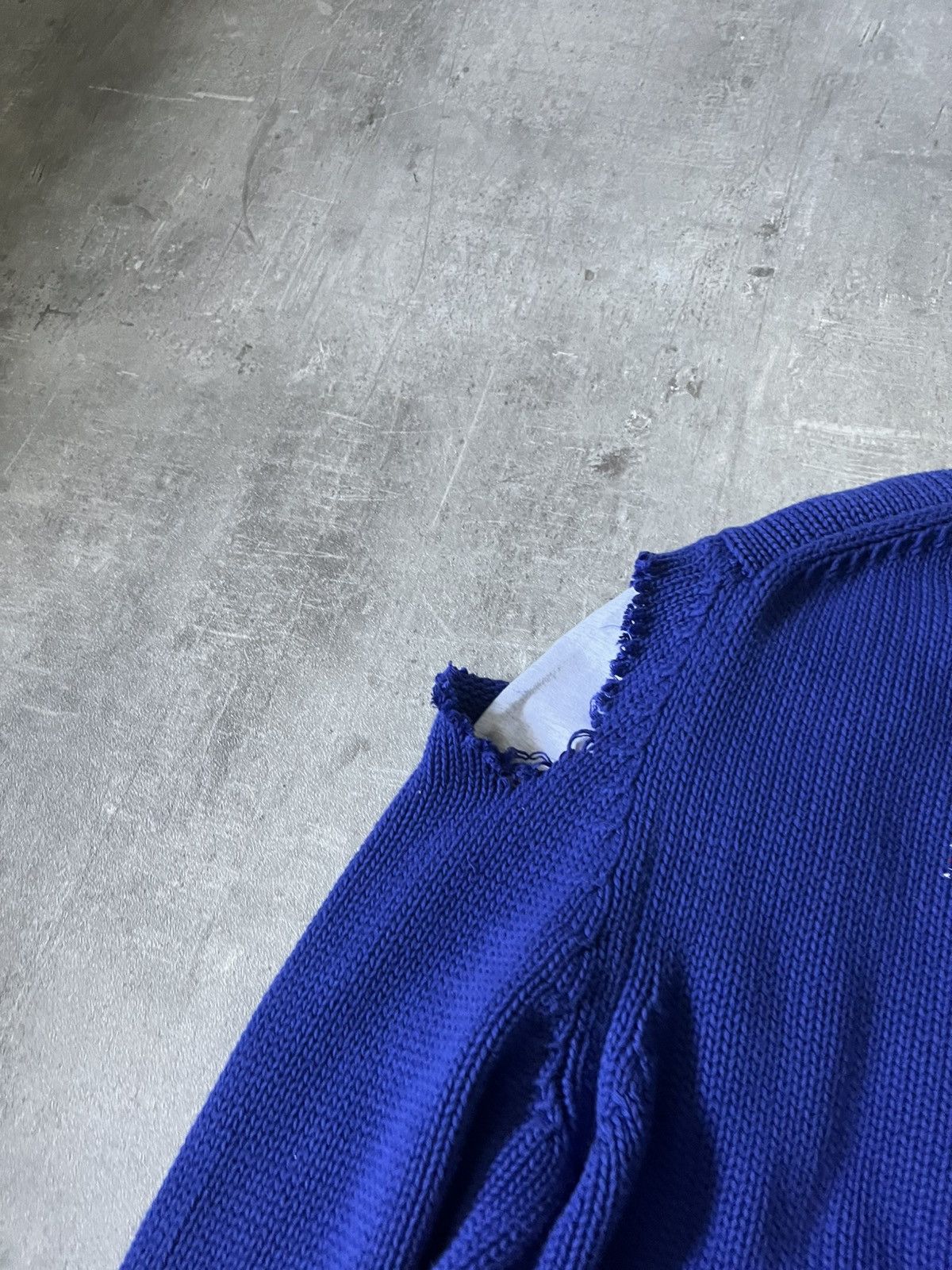 Balenciaga Balenciaga F/W 21 Political Campaign distressed sweater Size US S / EU 44-46 / 1 - 12 Thumbnail