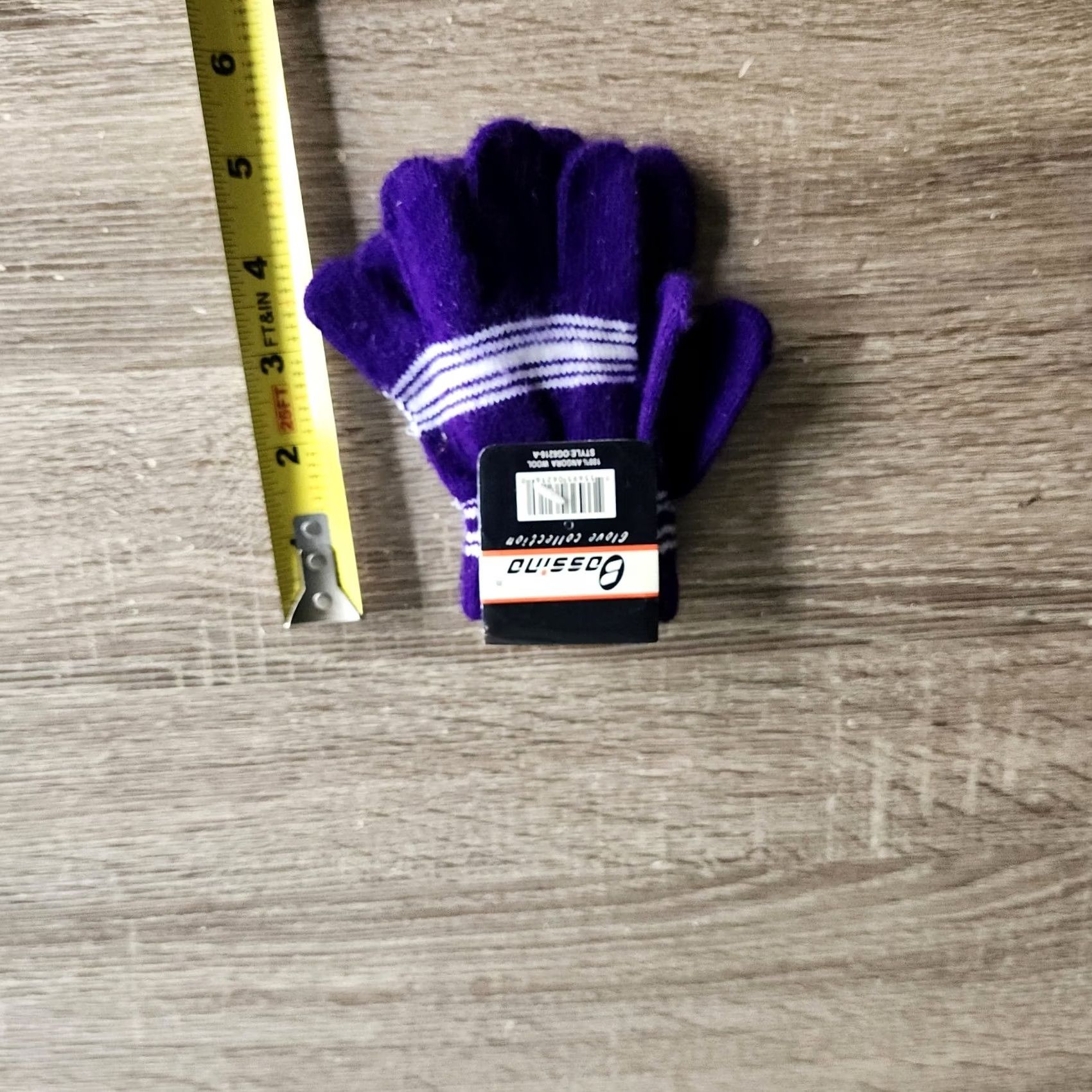 Vintage Bossino Glove Collection Women's Purple Wool Gloves S Purple Wool Gloves Travel Casual Holiday 90s? Size ONE SIZE - 6 Thumbnail