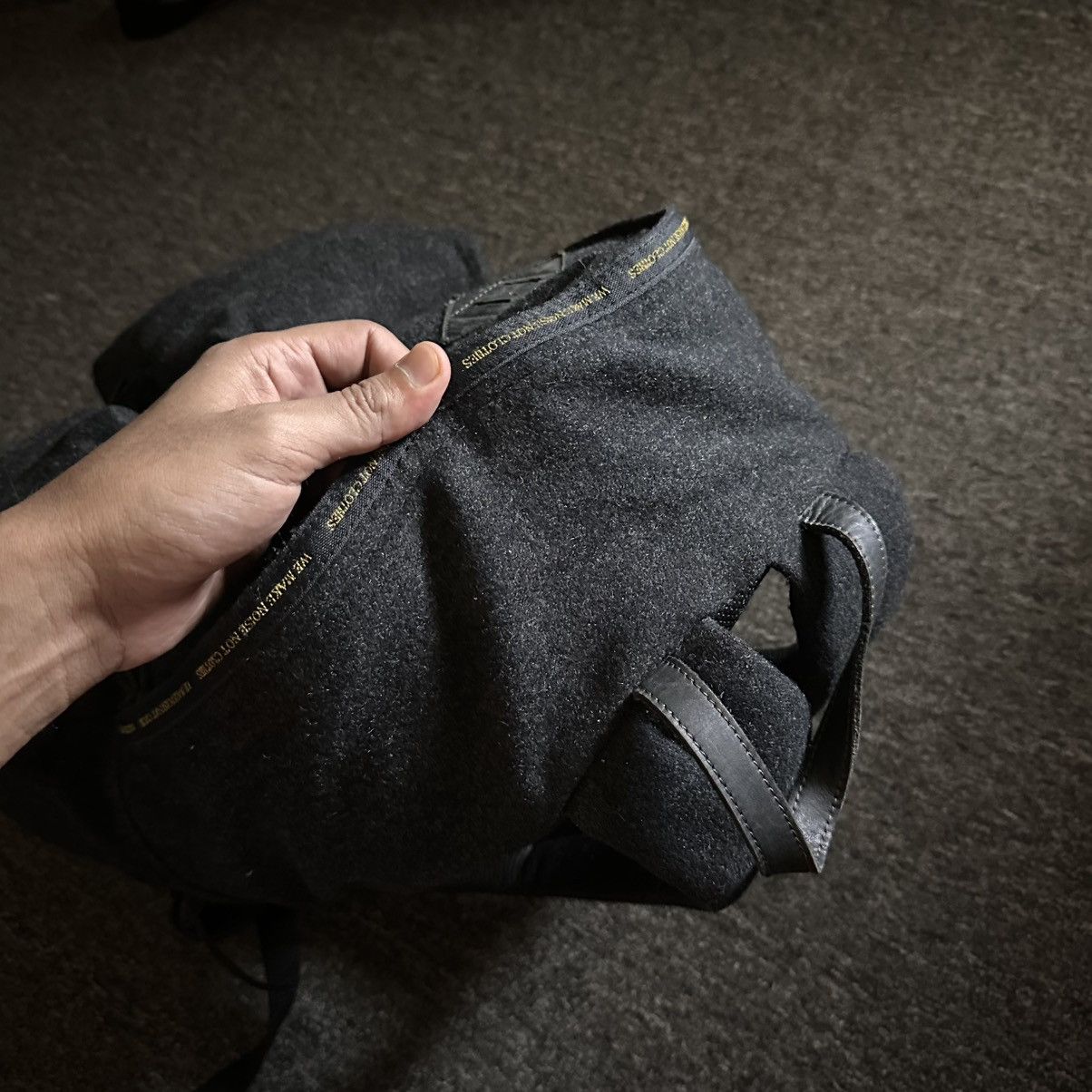 Undercover UNDERCOVER JAPAN WE MAKE NOISE NOT CLOTHES BACKPACK Size ONE SIZE - 6 Thumbnail
