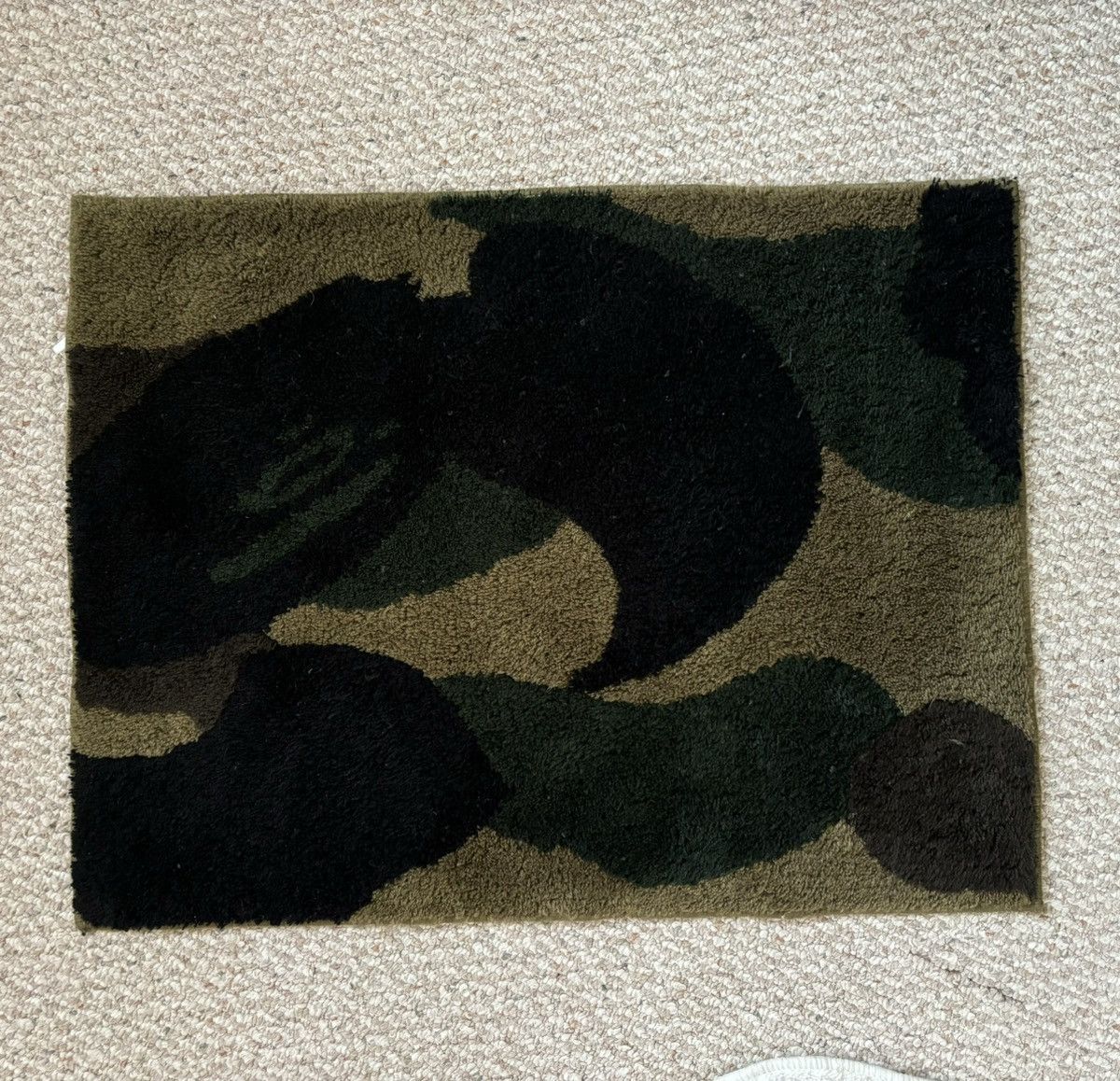 Bape ‘ABC Green Camo Rectangle’ Rug