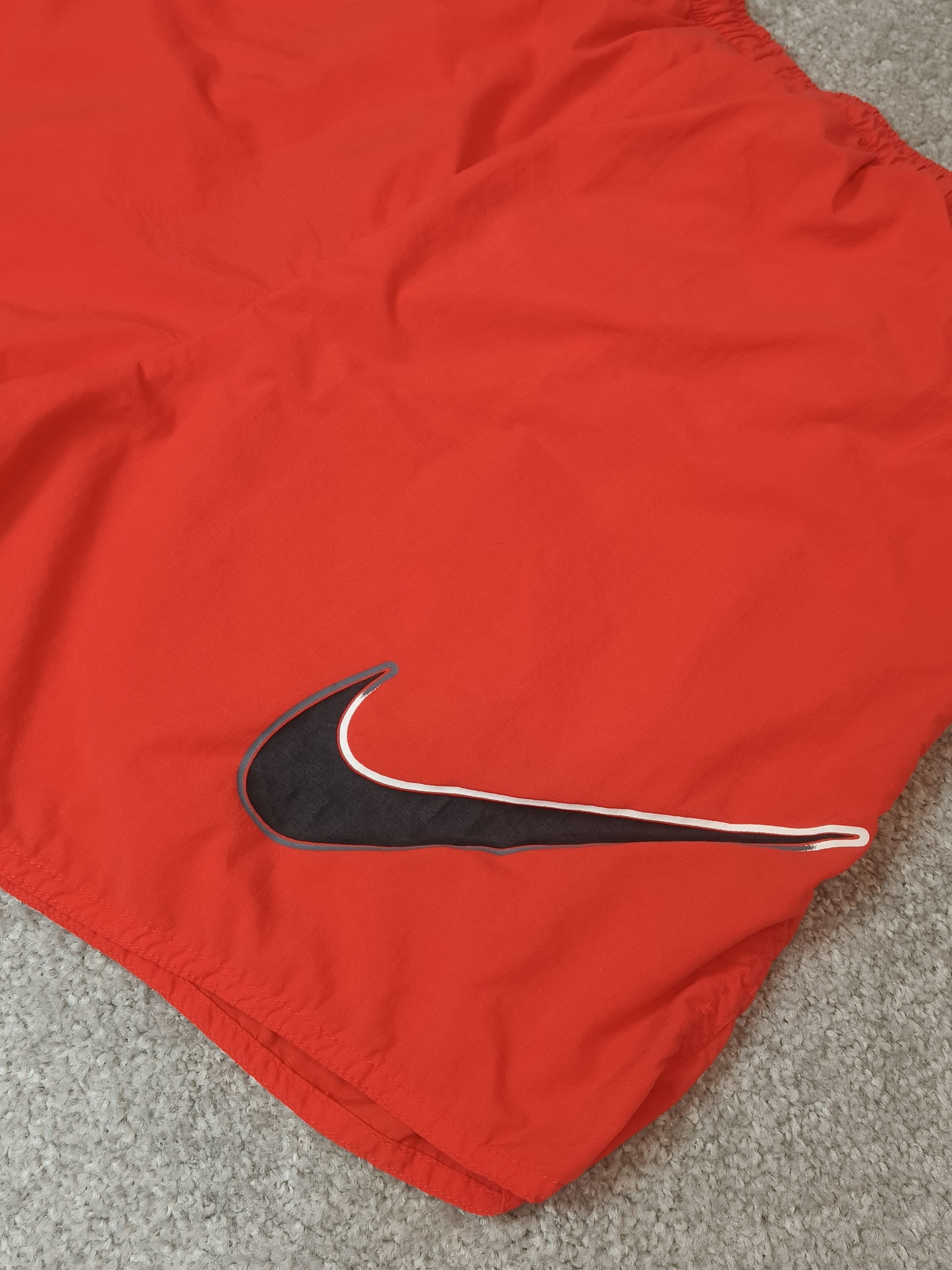 Nike × Vintage Vintage 90s Nike Athletic Shorts Black Swoosh Size US 34 / EU 50 - 3 Thumbnail